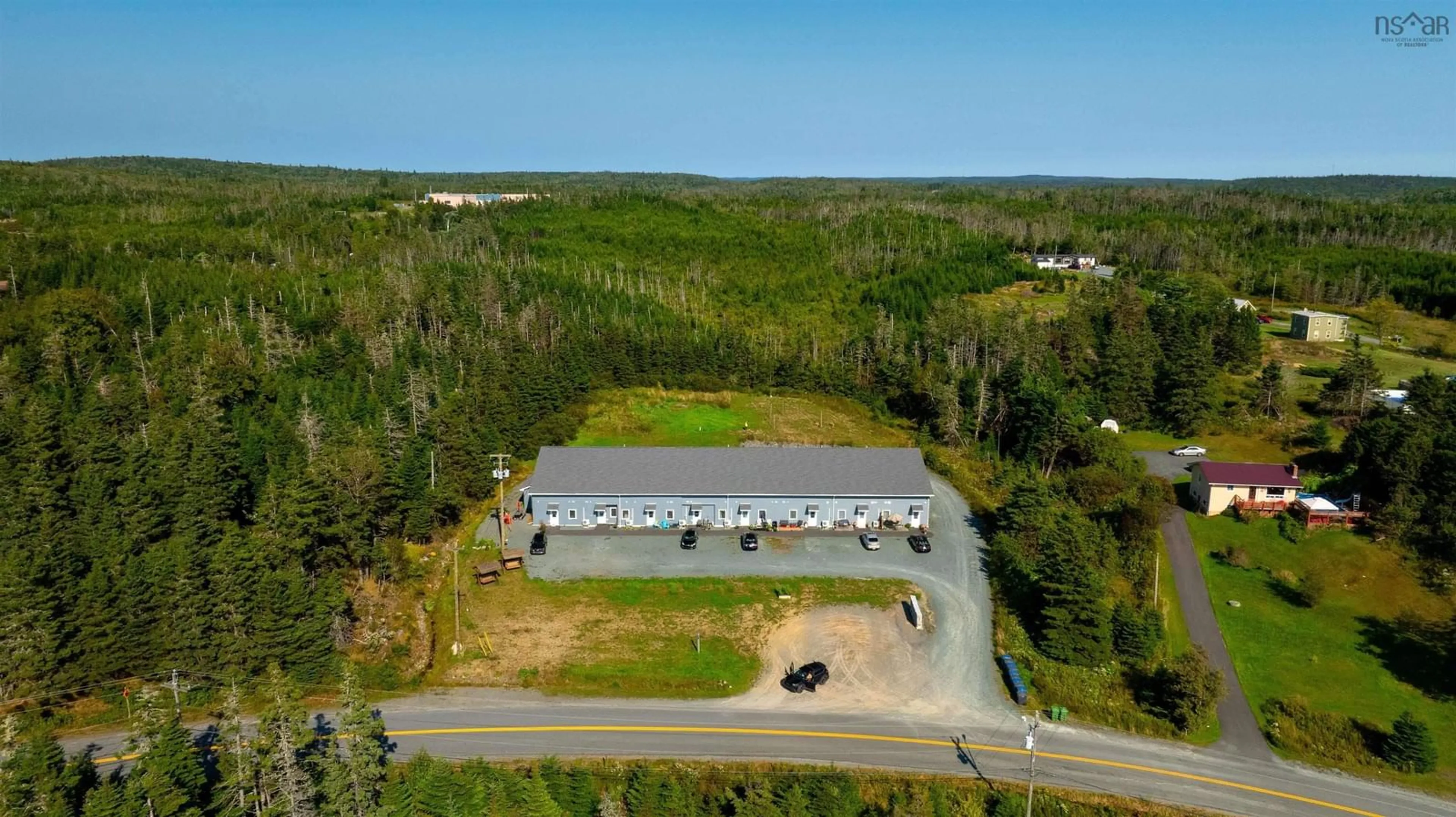 A pic from outside/outdoor area/front of a property/back of a property/a pic from drone, unknown for 47 East Jeddore Rd, Oyster Pond Nova Scotia B0J 2L0