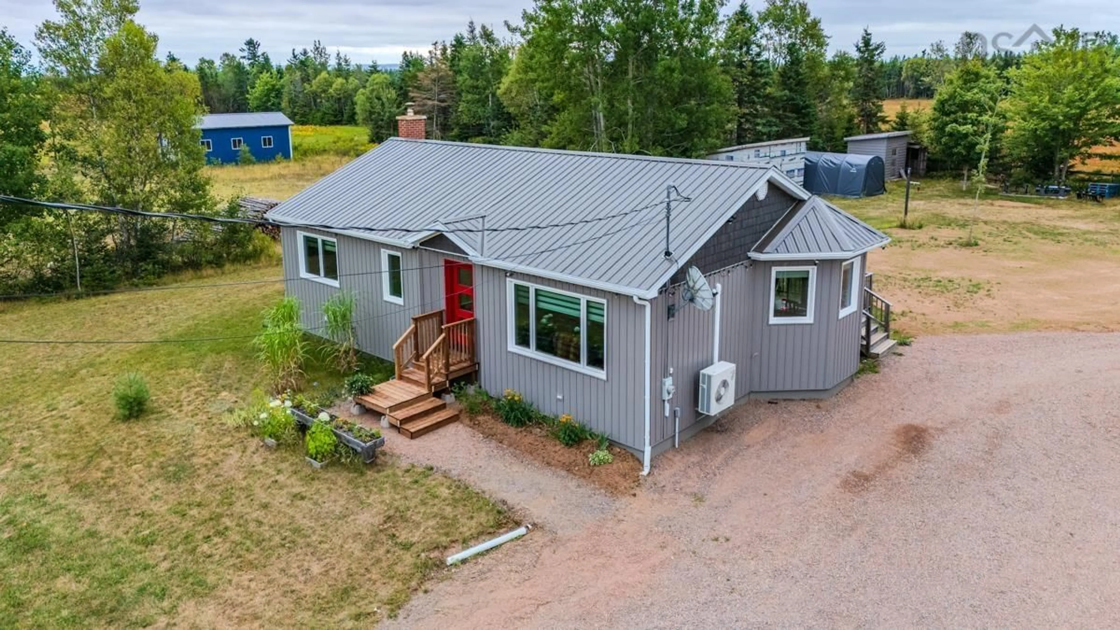 A pic from outside/outdoor area/front of a property/back of a property/a pic from drone, street for 7048 Highway 2, Portapique Nova Scotia B0M 1B0