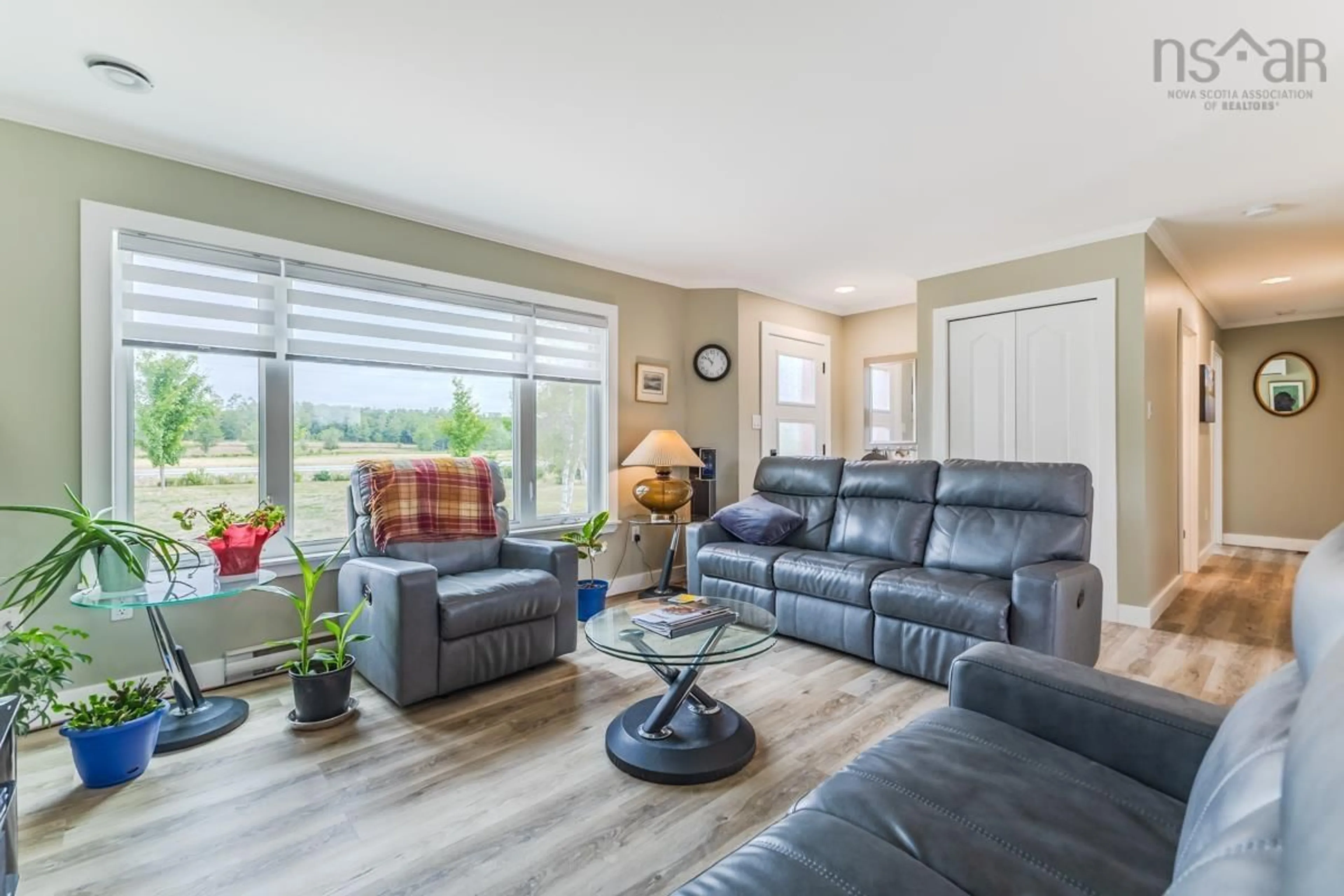 Living room with furniture, unknown for 7048 Highway 2, Portapique Nova Scotia B0M 1B0