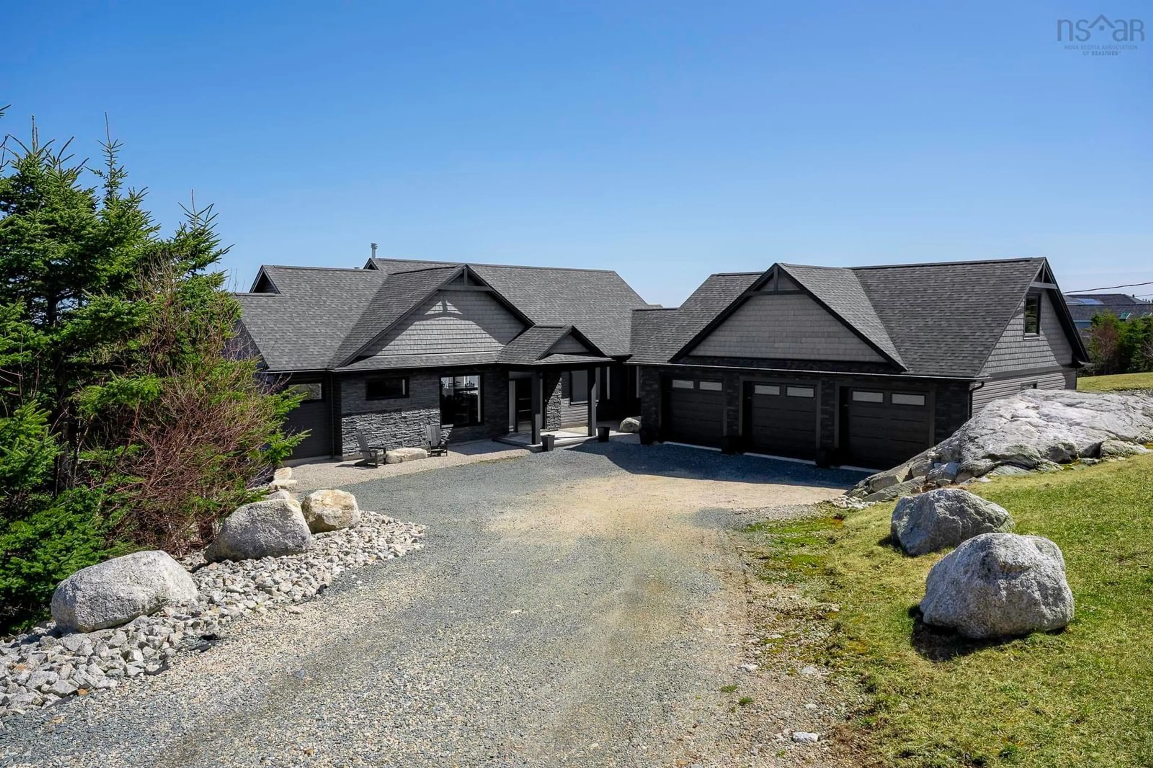 A pic from outside/outdoor area/front of a property/back of a property/a pic from drone, unknown for 520 Ketch Harbour Rd, Bear Cove Nova Scotia B3V 1P8
