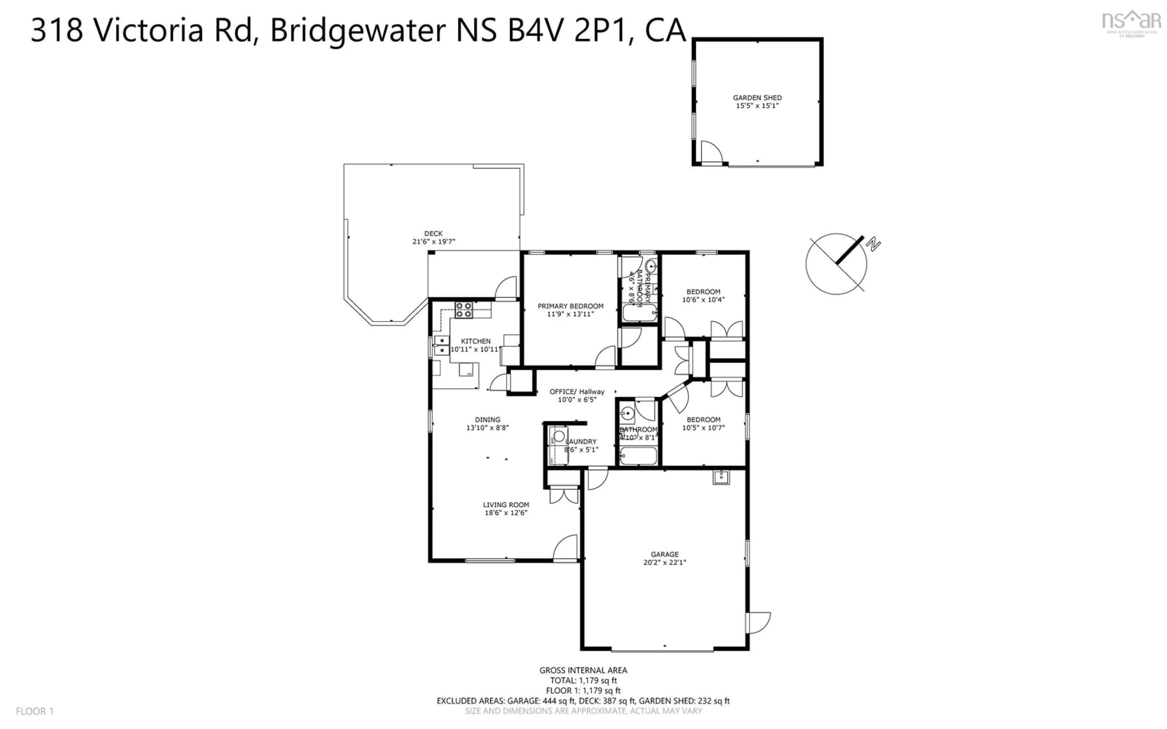 Floor plan for 318 Victoria Rd, Bridgewater Nova Scotia B4V 2P1