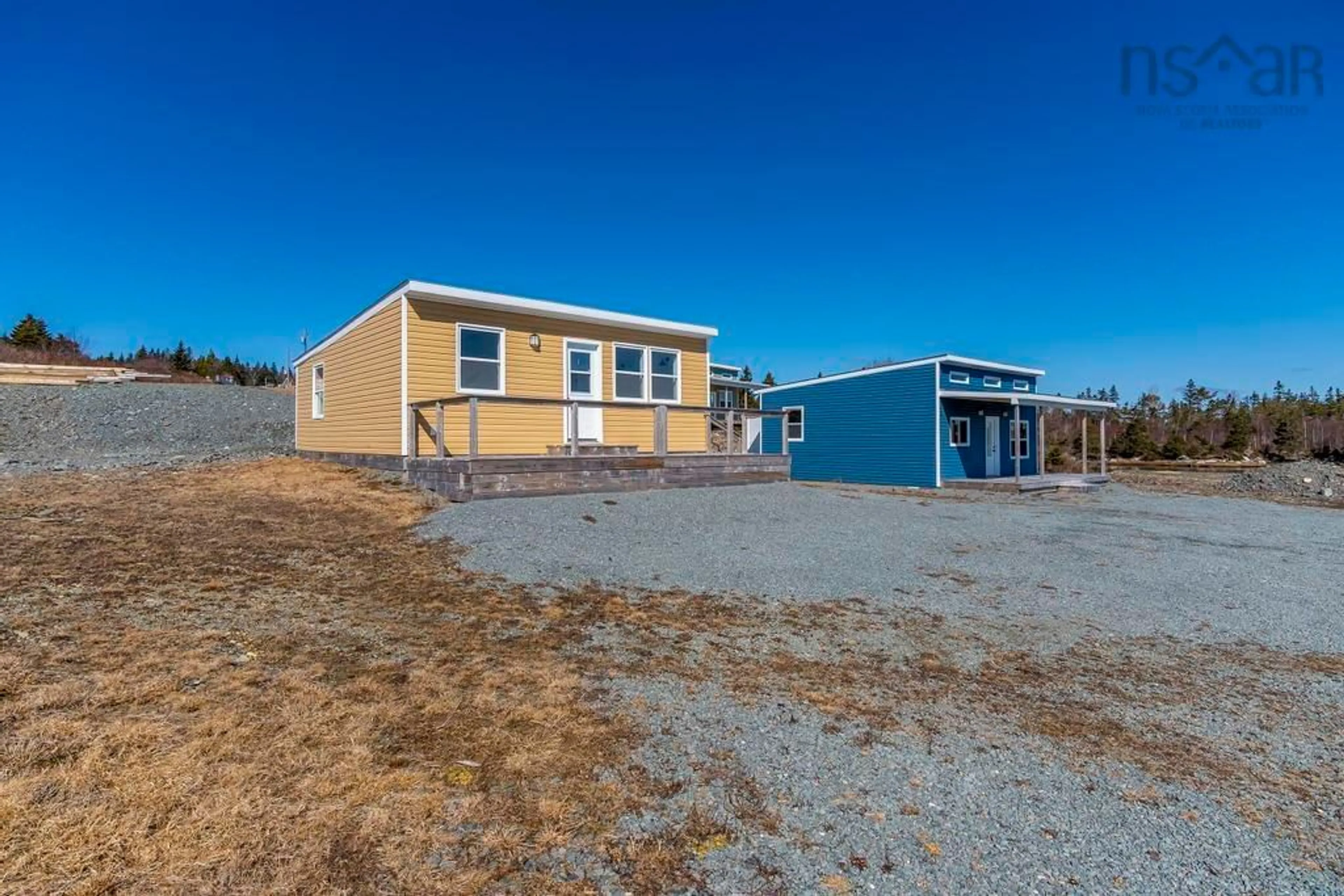 A pic from outside/outdoor area/front of a property/back of a property/a pic from drone, building for 19194 Marine Dr, Spry Harbour Nova Scotia B0J 3H0
