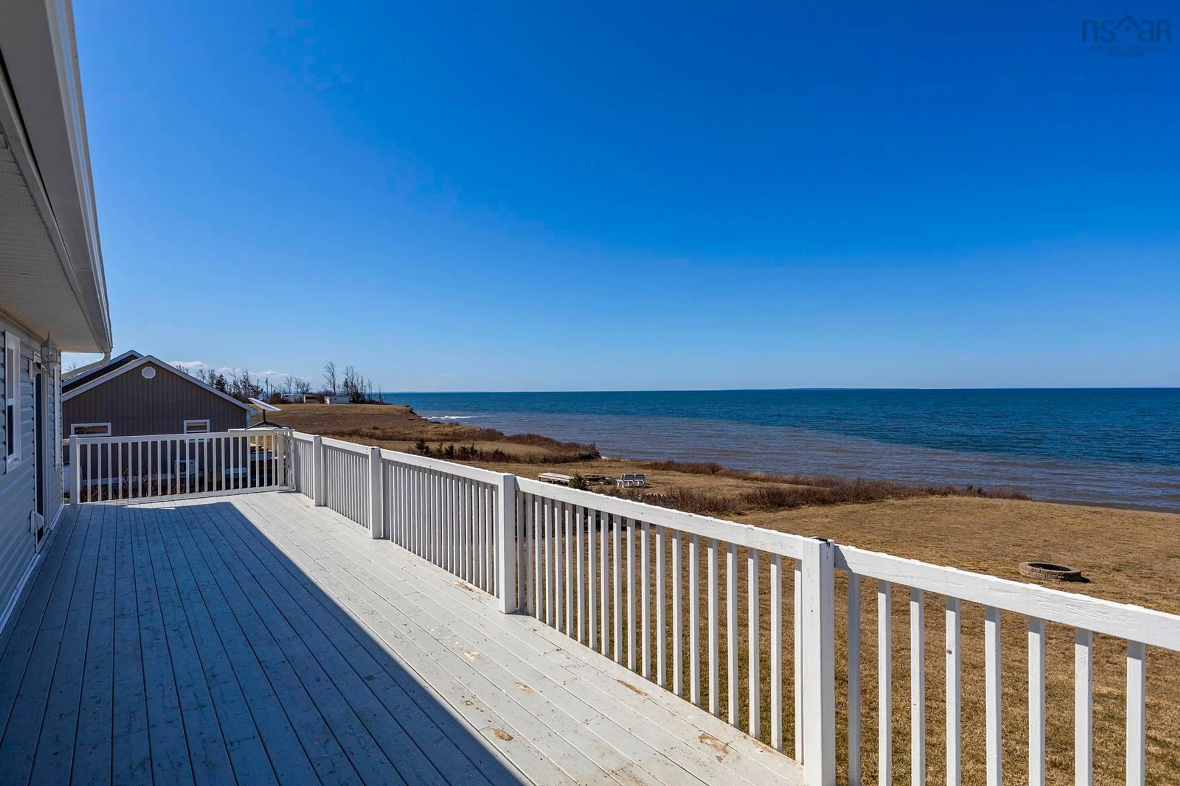 A pic from outside/outdoor area/front of a property/back of a property/a pic from drone, water/lake/river/ocean view for 22 Dawson Dr, Ponds Nova Scotia B0K 1G0