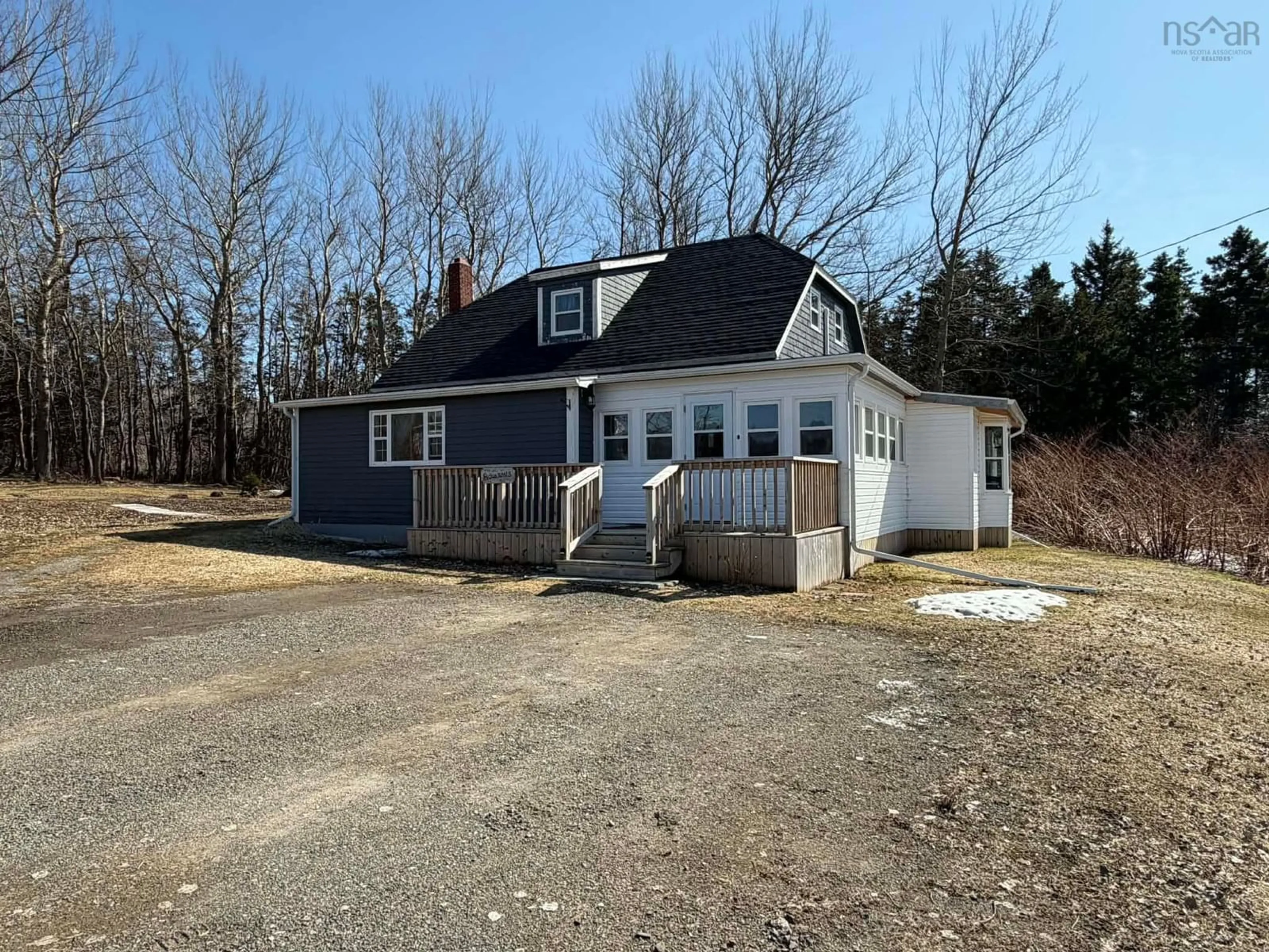 A pic from outside/outdoor area/front of a property/back of a property/a pic from drone, street for 126 Pembroke Rd, Grand Étang Nova Scotia B0E 1H0