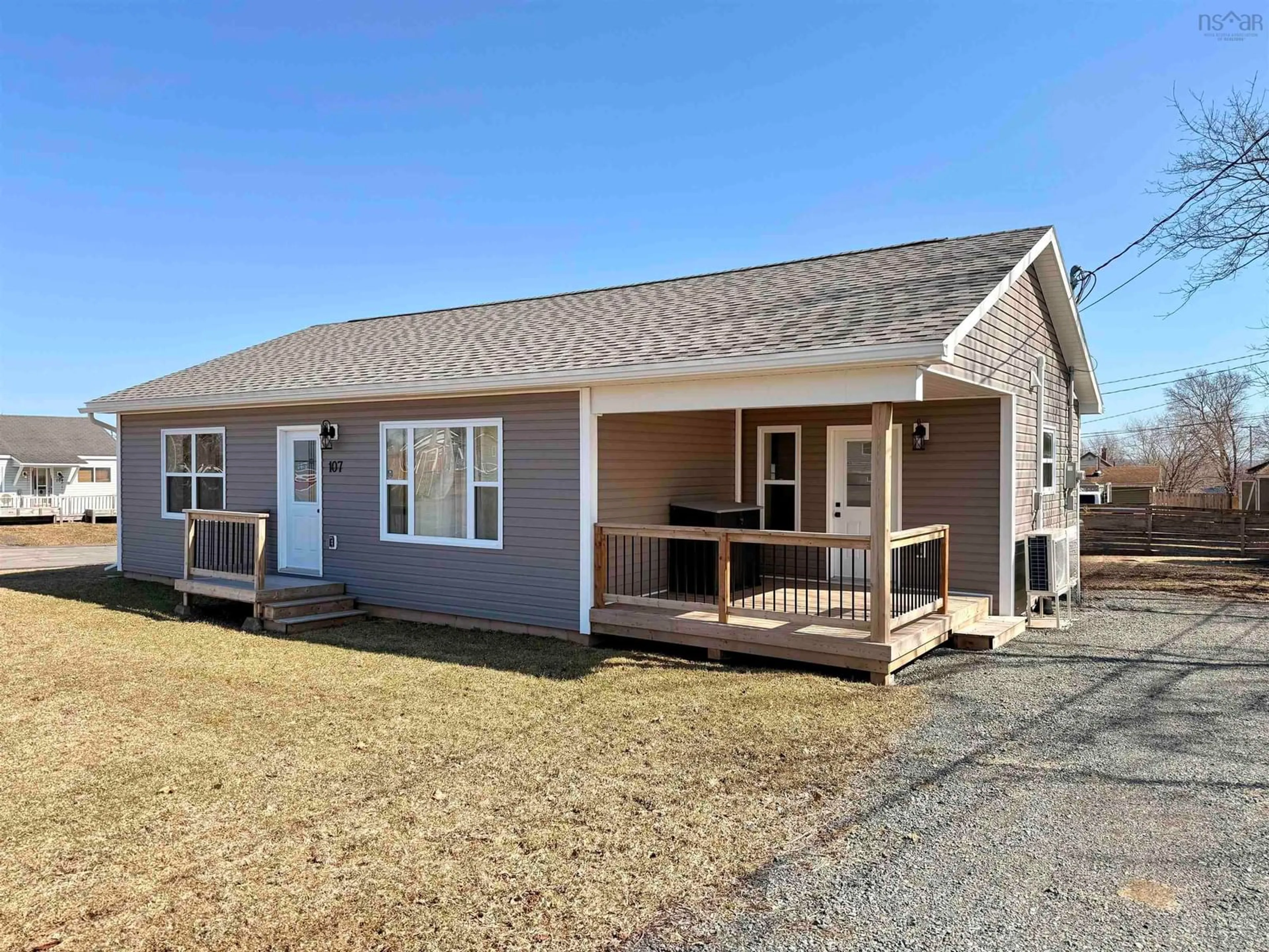 Home with vinyl exterior material, building for Cedar Street #107, Pictou Nova Scotia B0K 1H0