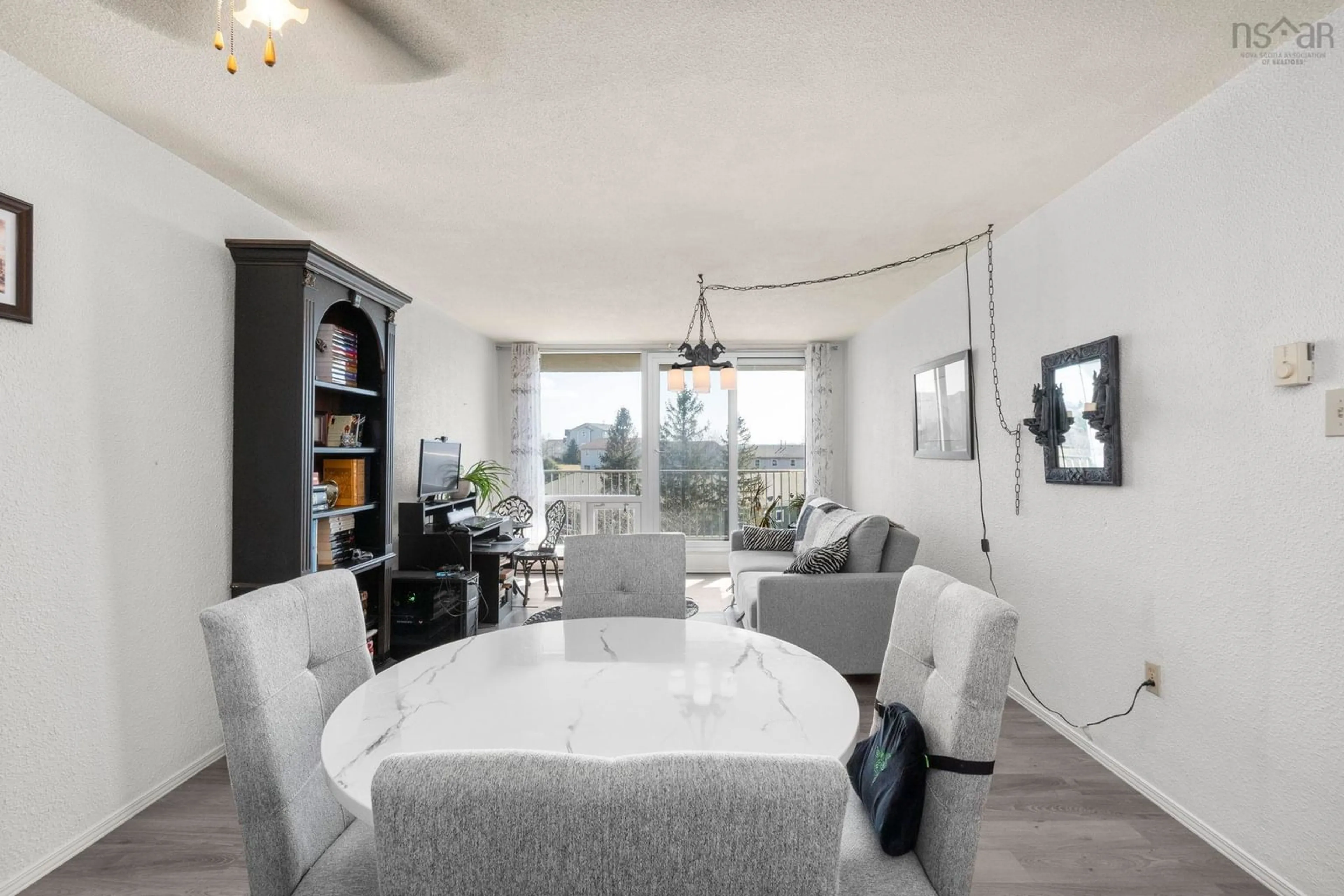 Living room with furniture, unknown for 5572 North Ridge Rd #407, Halifax Nova Scotia B3K 5K2