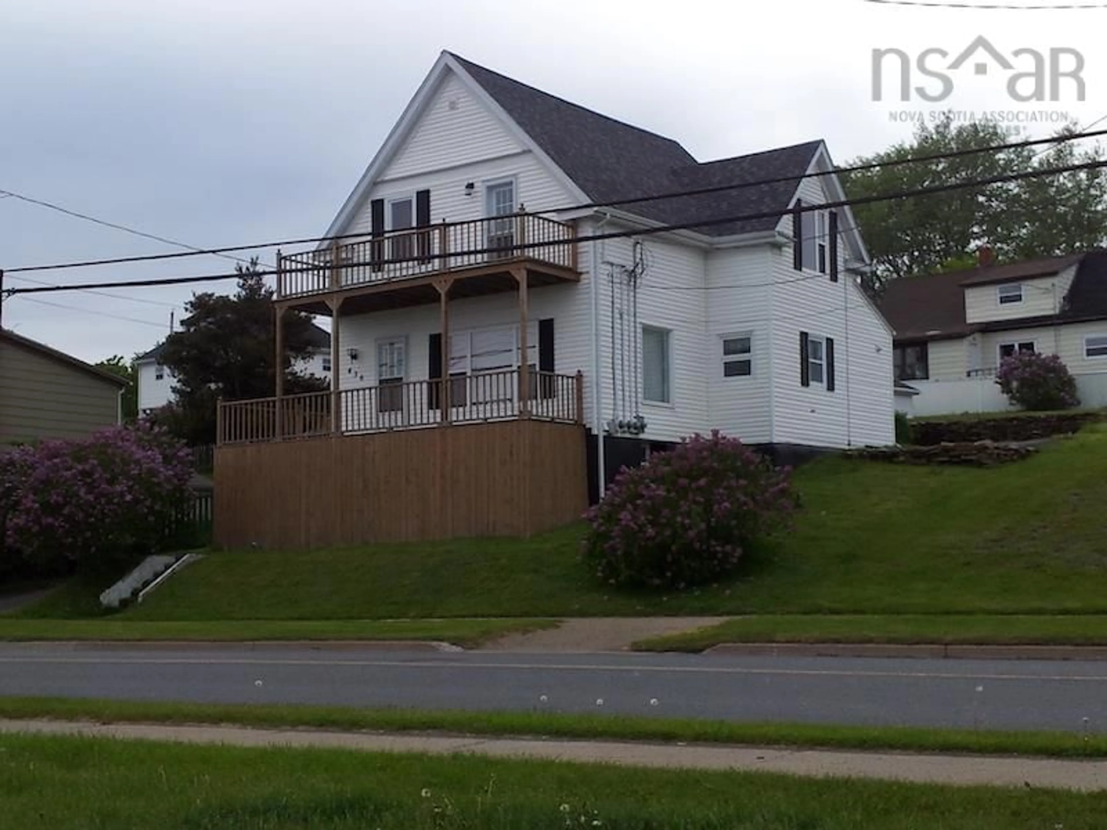 Home with vinyl exterior material, street for 436 Purves St, North Sydney Nova Scotia B2A 1C9