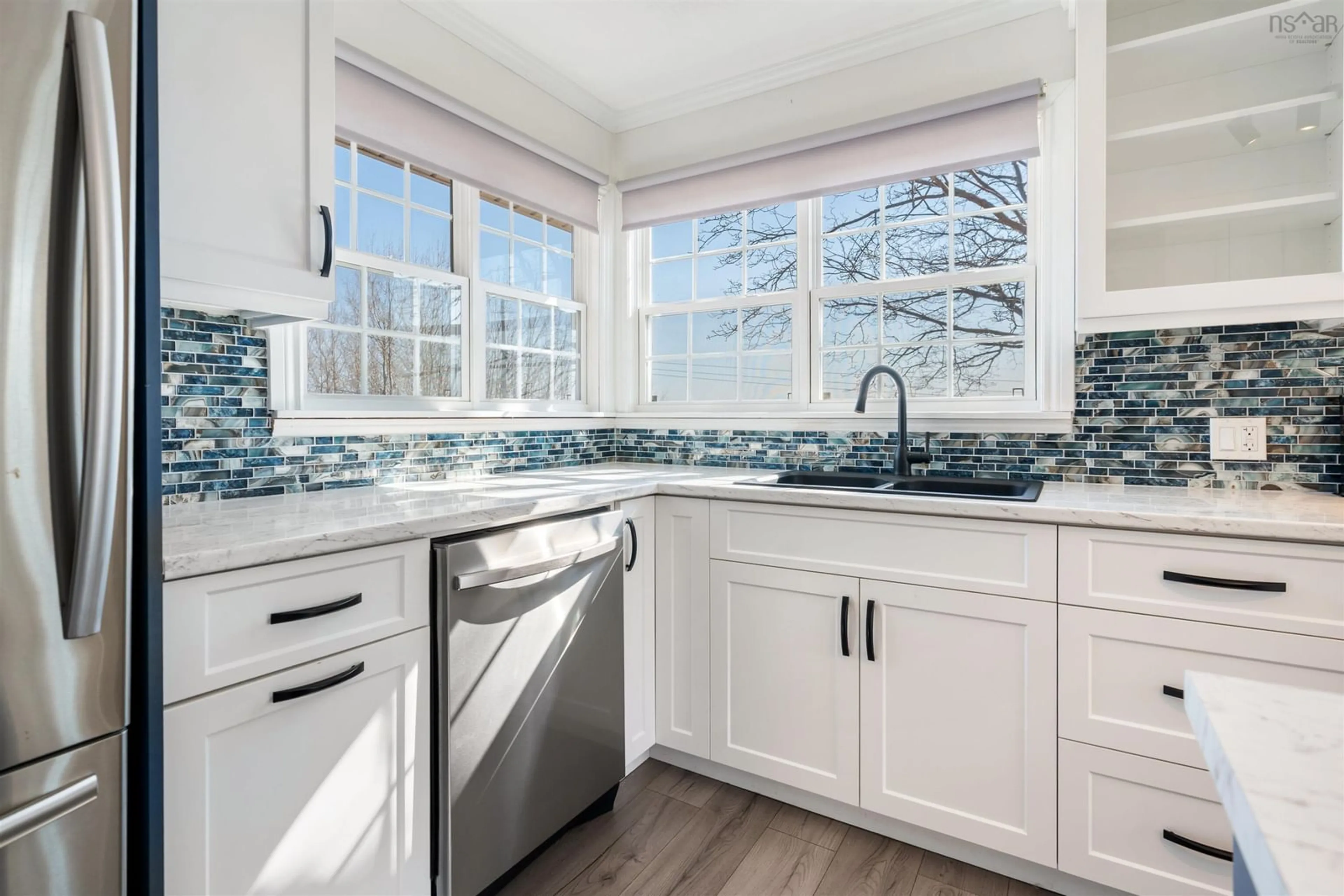 Open concept kitchen, ceramic/tile floor for 85 Chestnut St, Trenton Nova Scotia B0K 1X0