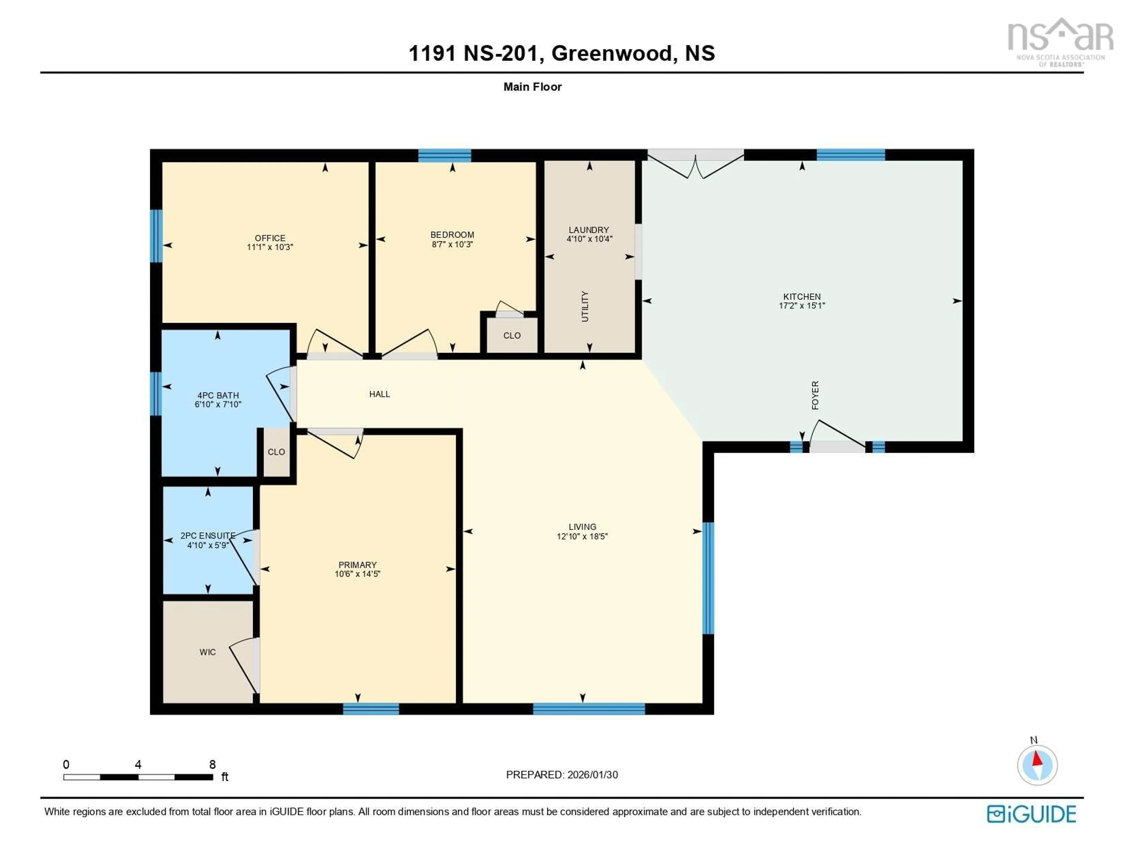 Floor plan for 1191 Highway 201, Greenwood Nova Scotia B0P 1N0
