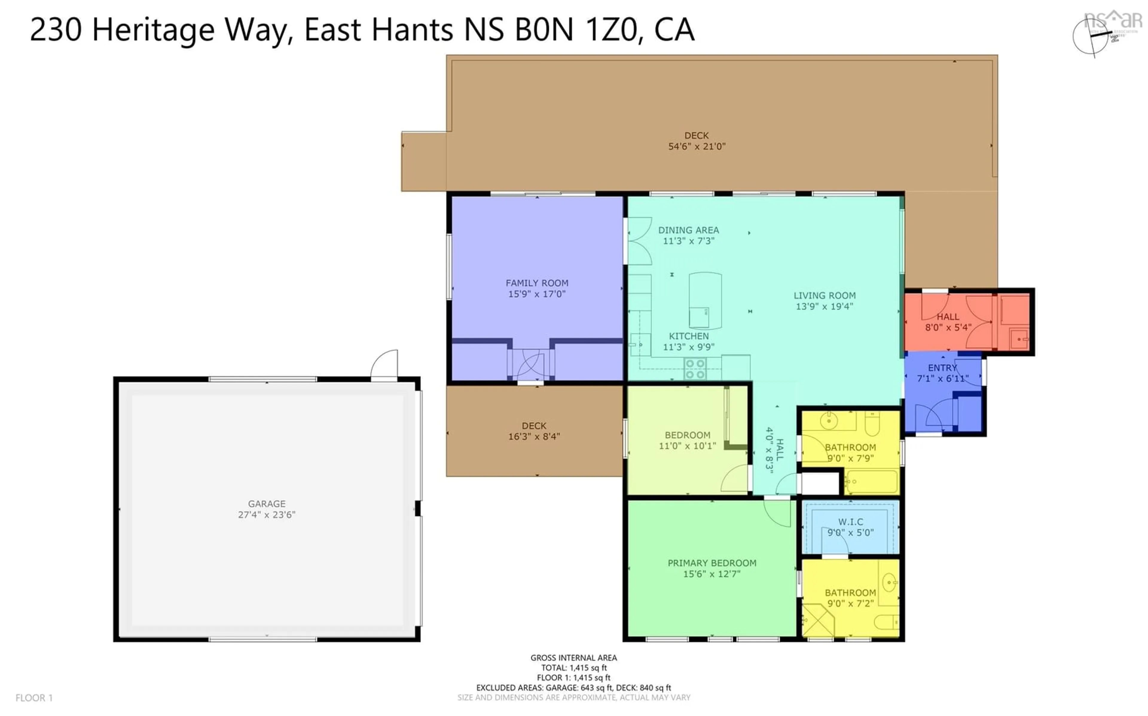 Floor plan for 230 Heritage Way #30, East Hants Nova Scotia B0N 1Z0