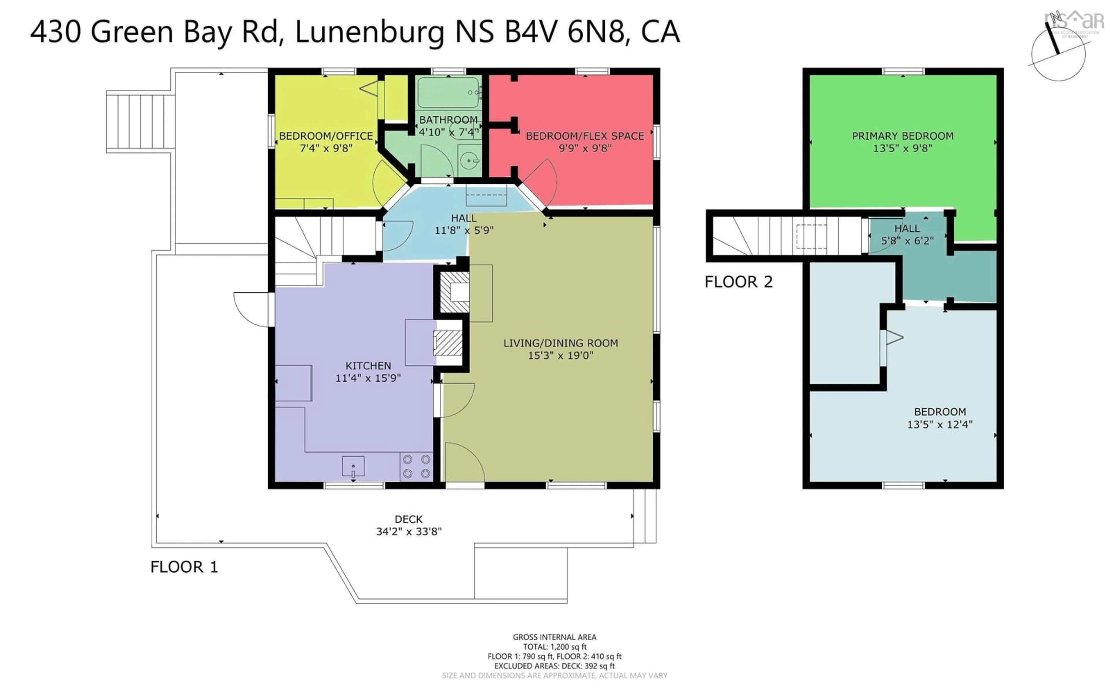 Floor plan for 430 Green Bay Rd, Green Bay Nova Scotia B4V 6N8