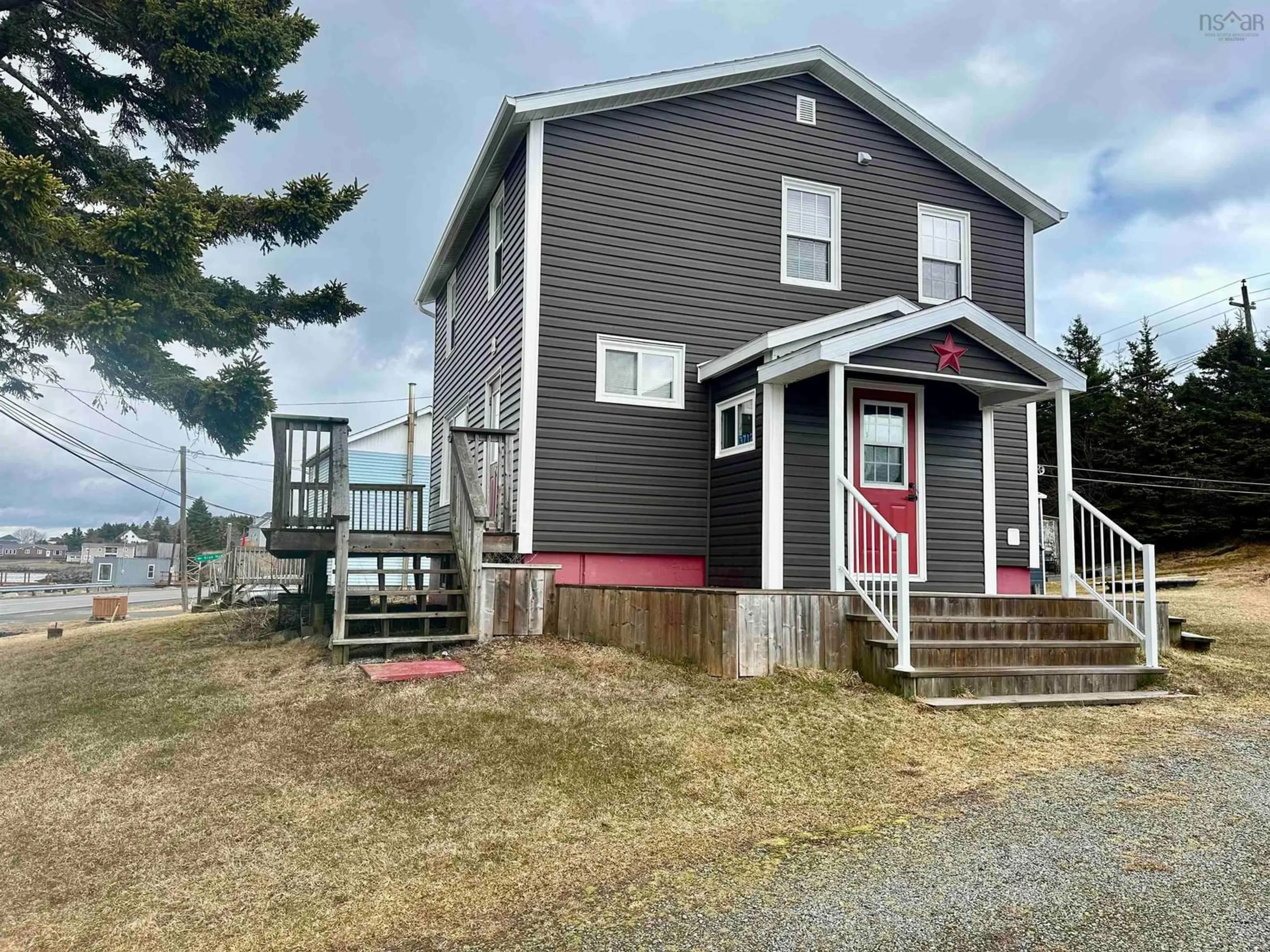A pic from outside/outdoor area/front of a property/back of a property/a pic from drone, unknown for 3712 Highway 206, Haut De La Baie Nova Scotia B0E 2L0