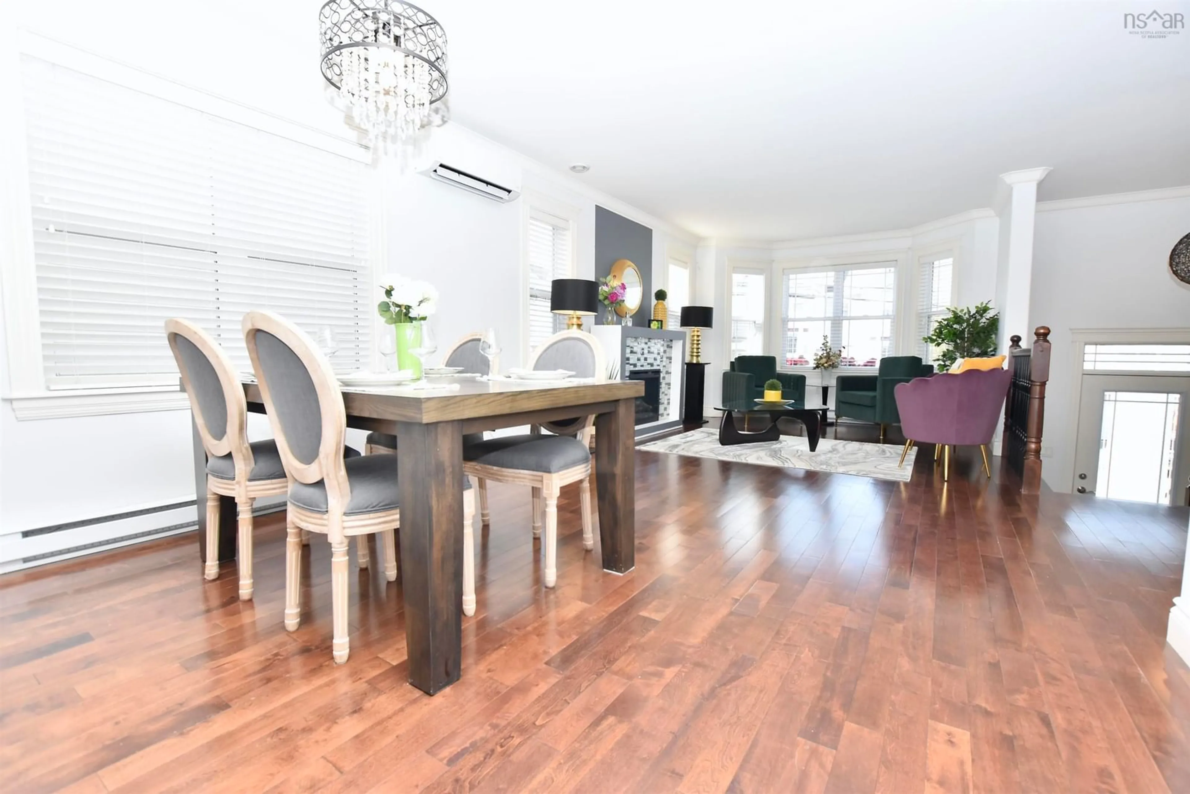 Dining room, wood/laminate floor for 46 Bosun Run, Halifax Nova Scotia B3M 4W4