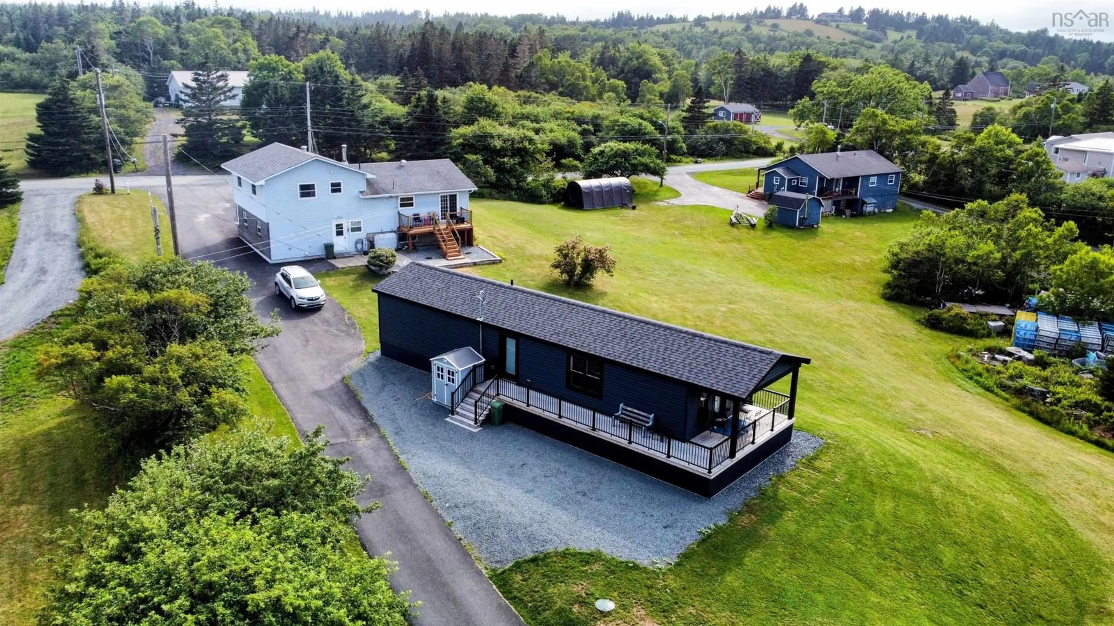 A pic from outside/outdoor area/front of a property/back of a property/a pic from drone, building for 227 Kingsburg Rd, Lower Rose Bay Nova Scotia B0J 2X0