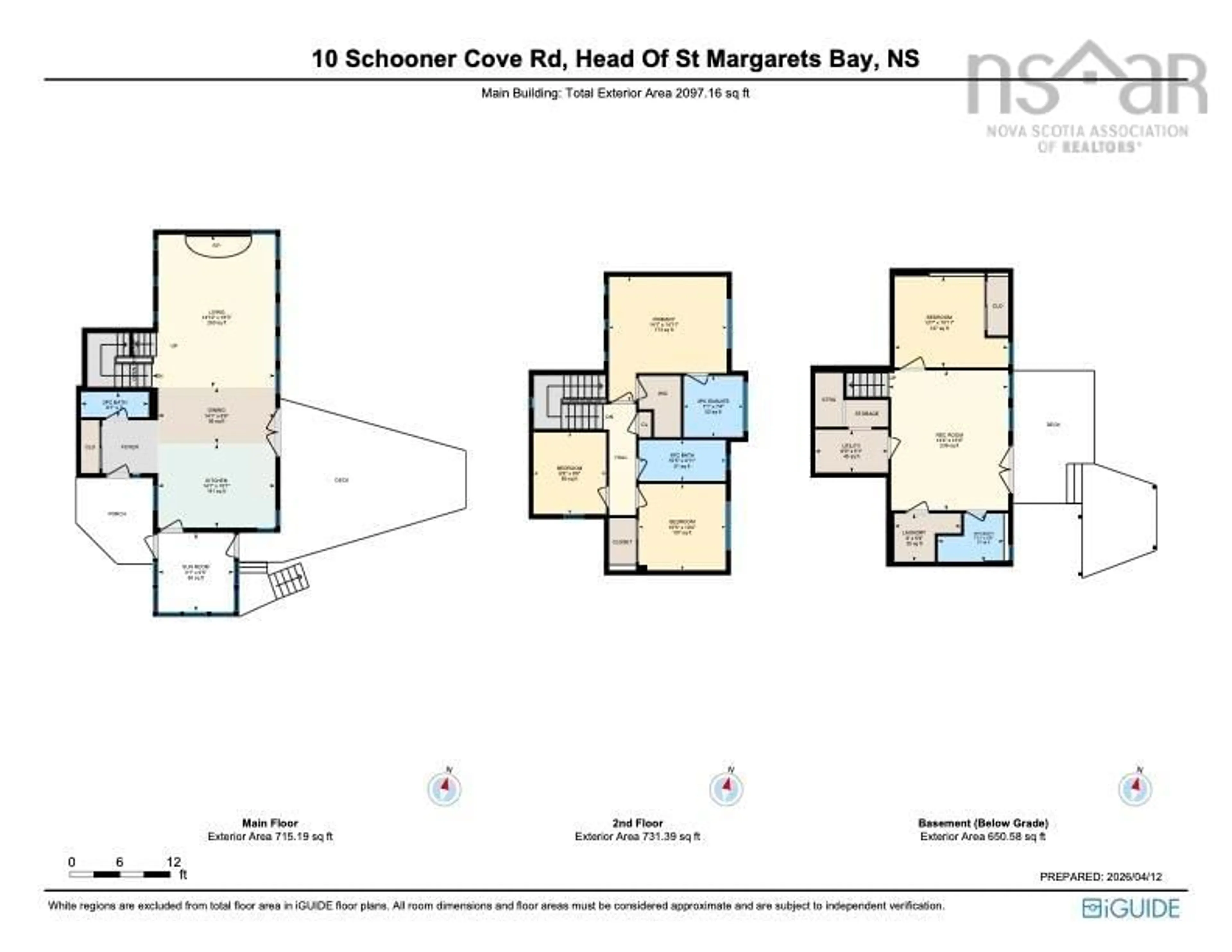 Floor plan for 10 Schooner Cove Rd, Head Of St. Margarets Bay Nova Scotia B3Z 2B4