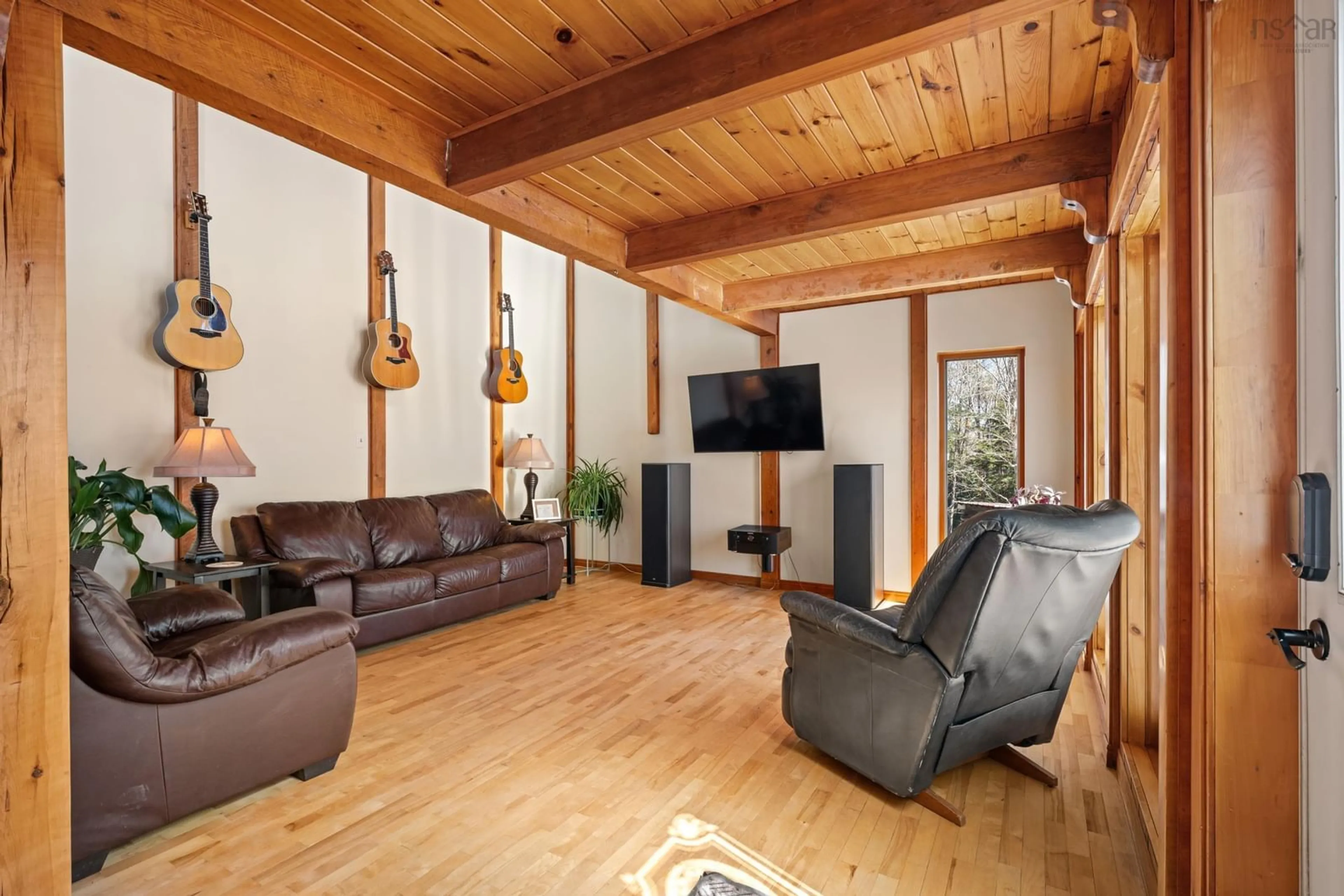 Living room with furniture, wood/laminate floor for 60 Mineville Rd Rd, Lake Echo Nova Scotia B3E 1N3