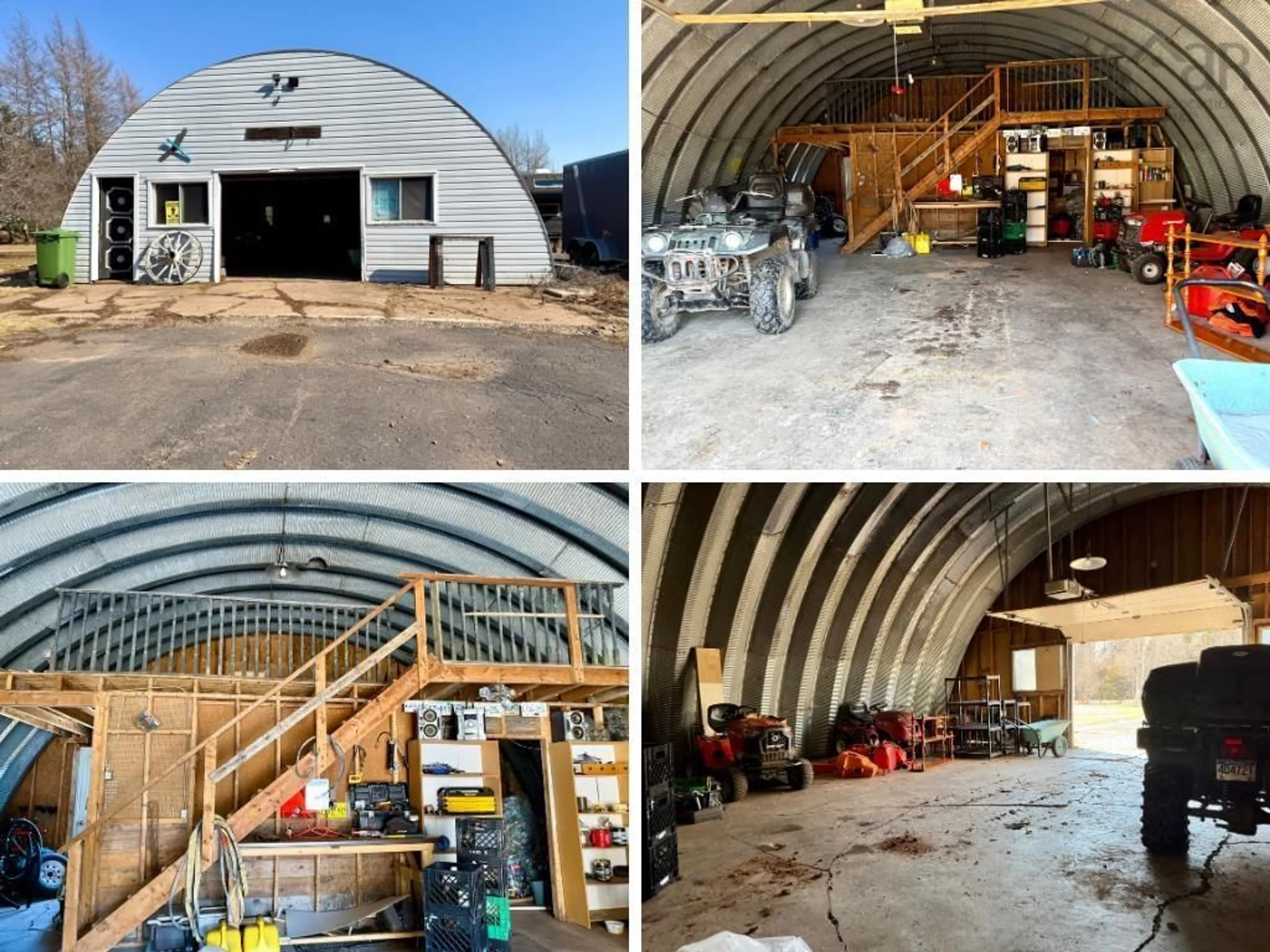 Indoor garage for 636 Macdonald Rd, Brookdale Nova Scotia B4H 3Y4