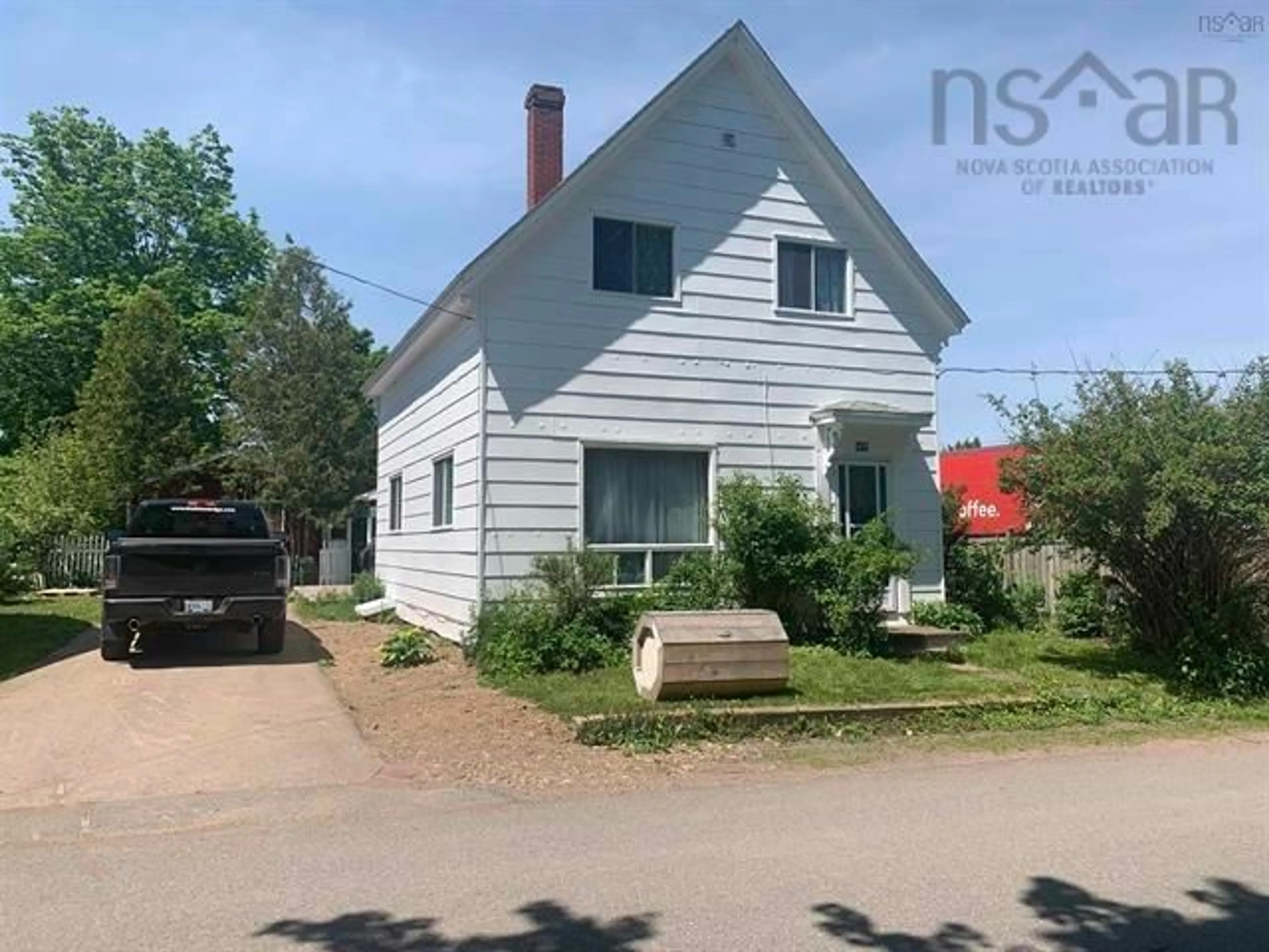 A pic from outside/outdoor area/front of a property/back of a property/a pic from drone, street for 49 Chapel St, Parrsboro Nova Scotia B0M 1S0