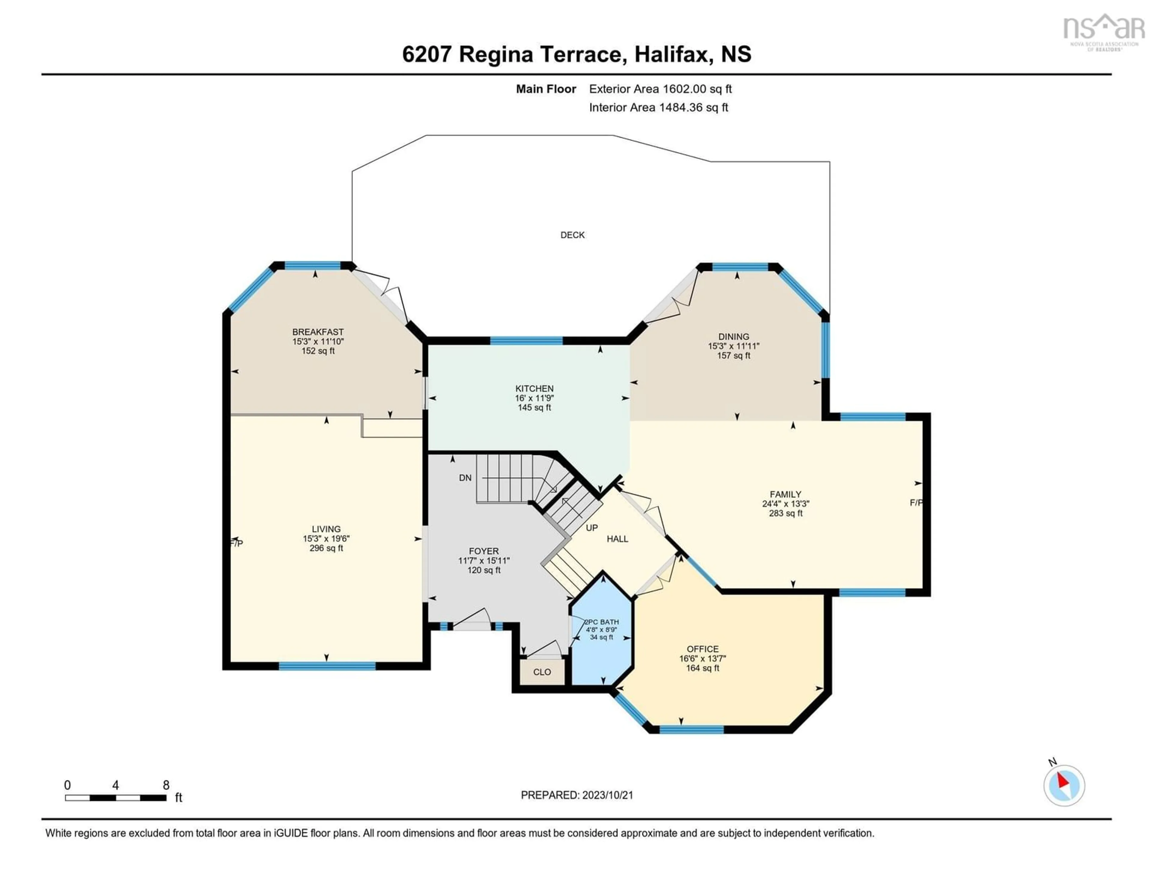 Floor plan for 6207 Regina Terr, Halifax Nova Scotia B3H 1N4