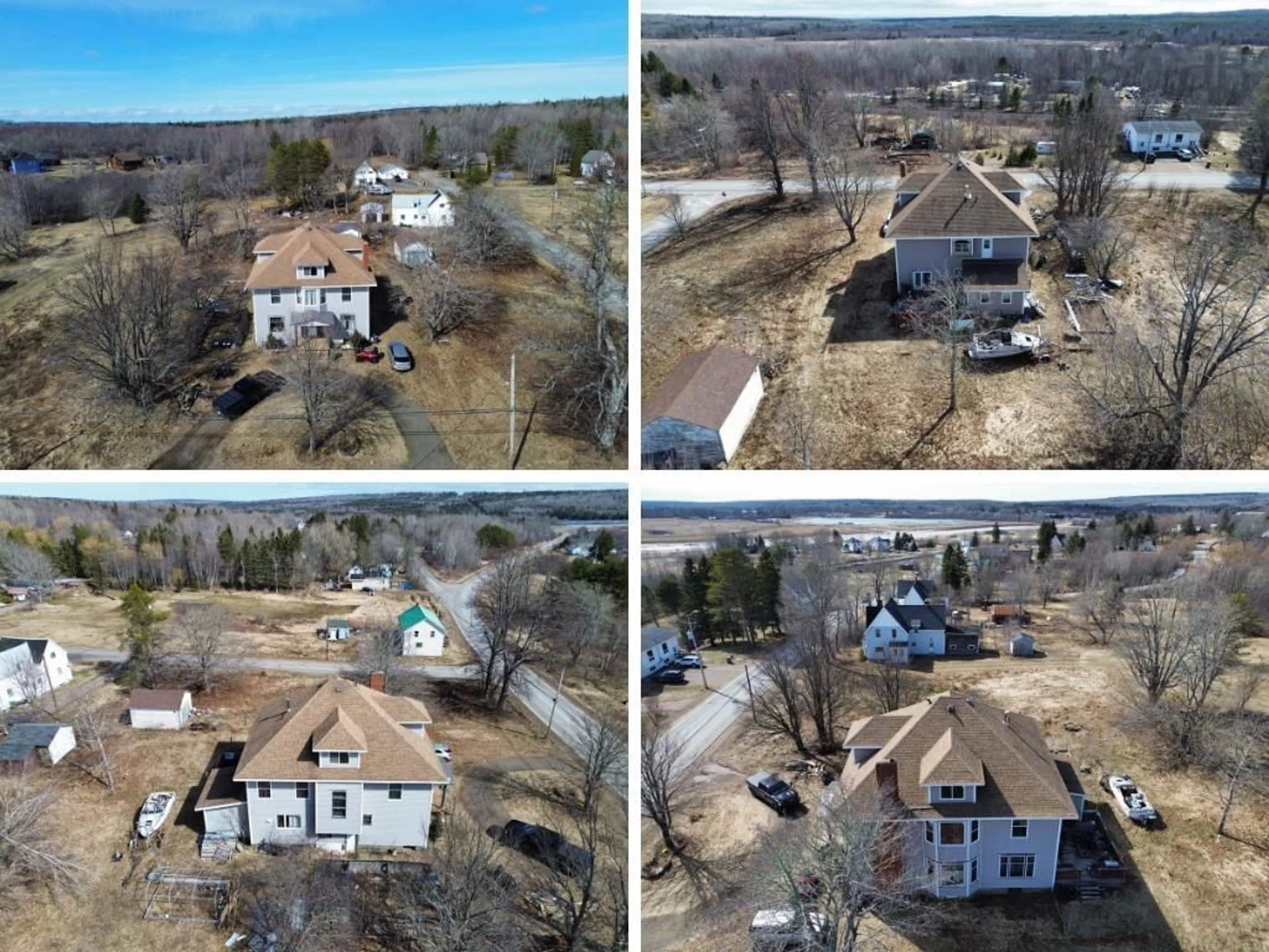 A pic from outside/outdoor area/front of a property/back of a property/a pic from drone, building for 3080 Highway 302, Maccan Nova Scotia B0L 1B0
