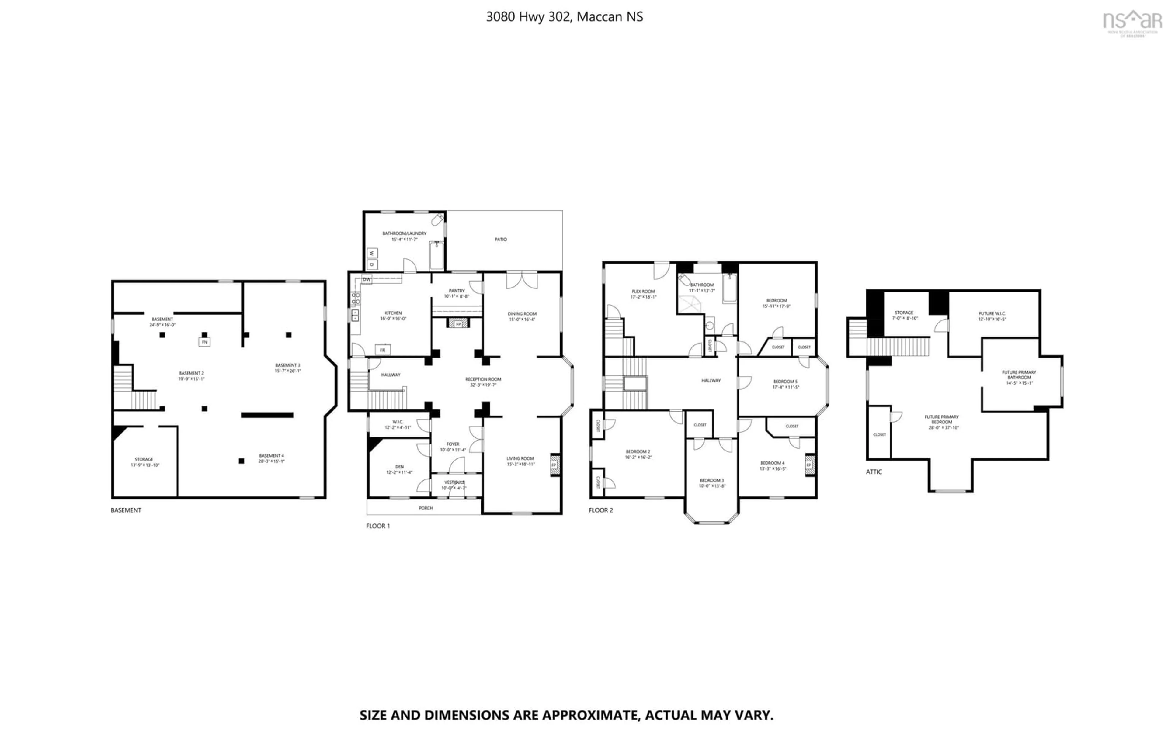 Floor plan for 3080 Highway 302, Maccan Nova Scotia B0L 1B0