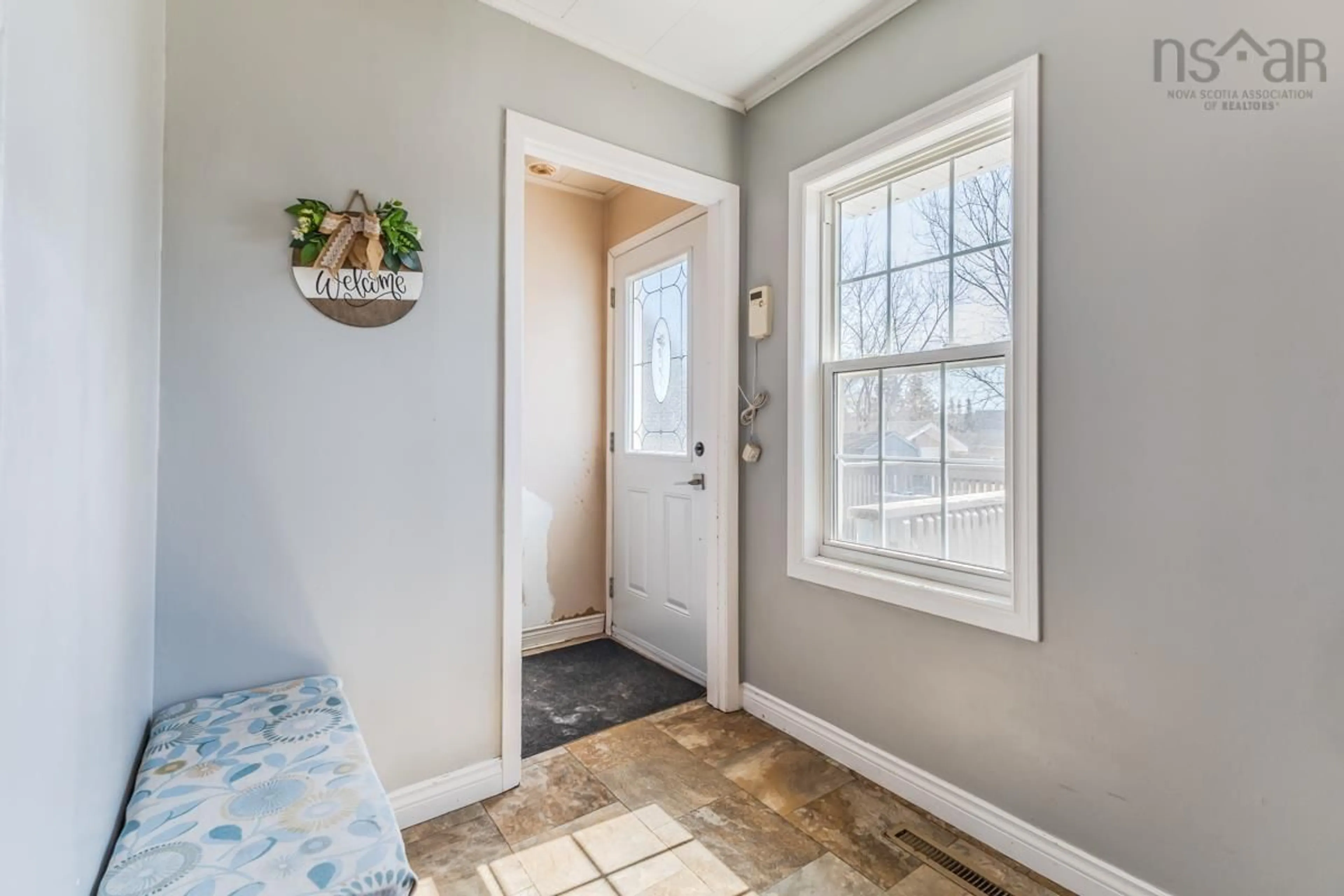 Indoor entryway for 56 Regent St, Amherst Nova Scotia B4H 3T1