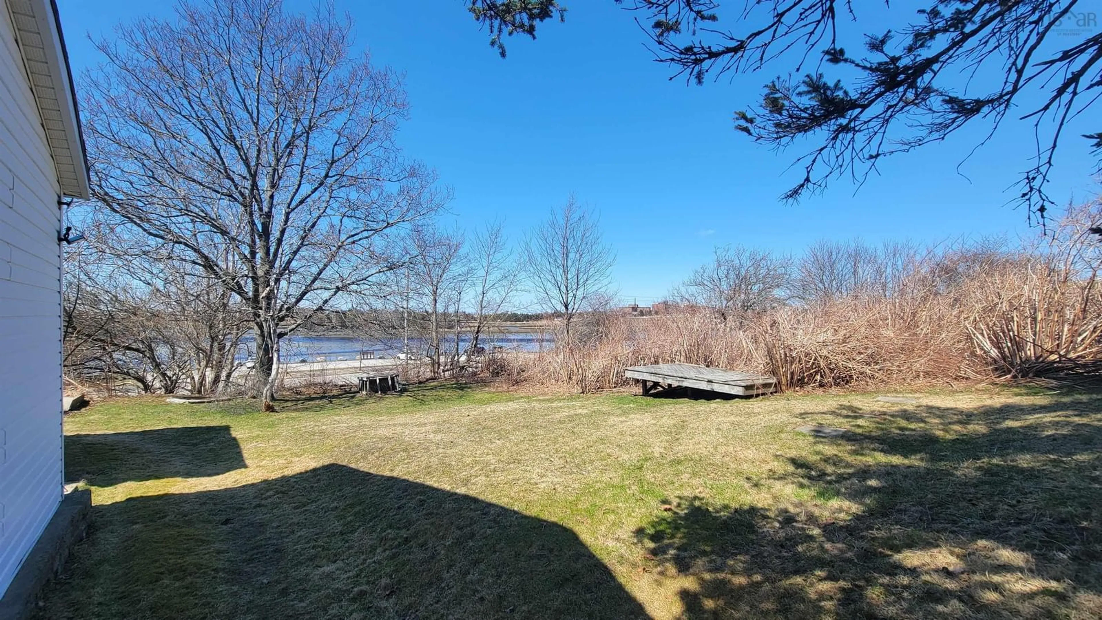 A pic from outside/outdoor area/front of a property/back of a property/a pic from drone, water/lake/river/ocean view for 2-4 Baker St, Yarmouth Nova Scotia B5A 2W7