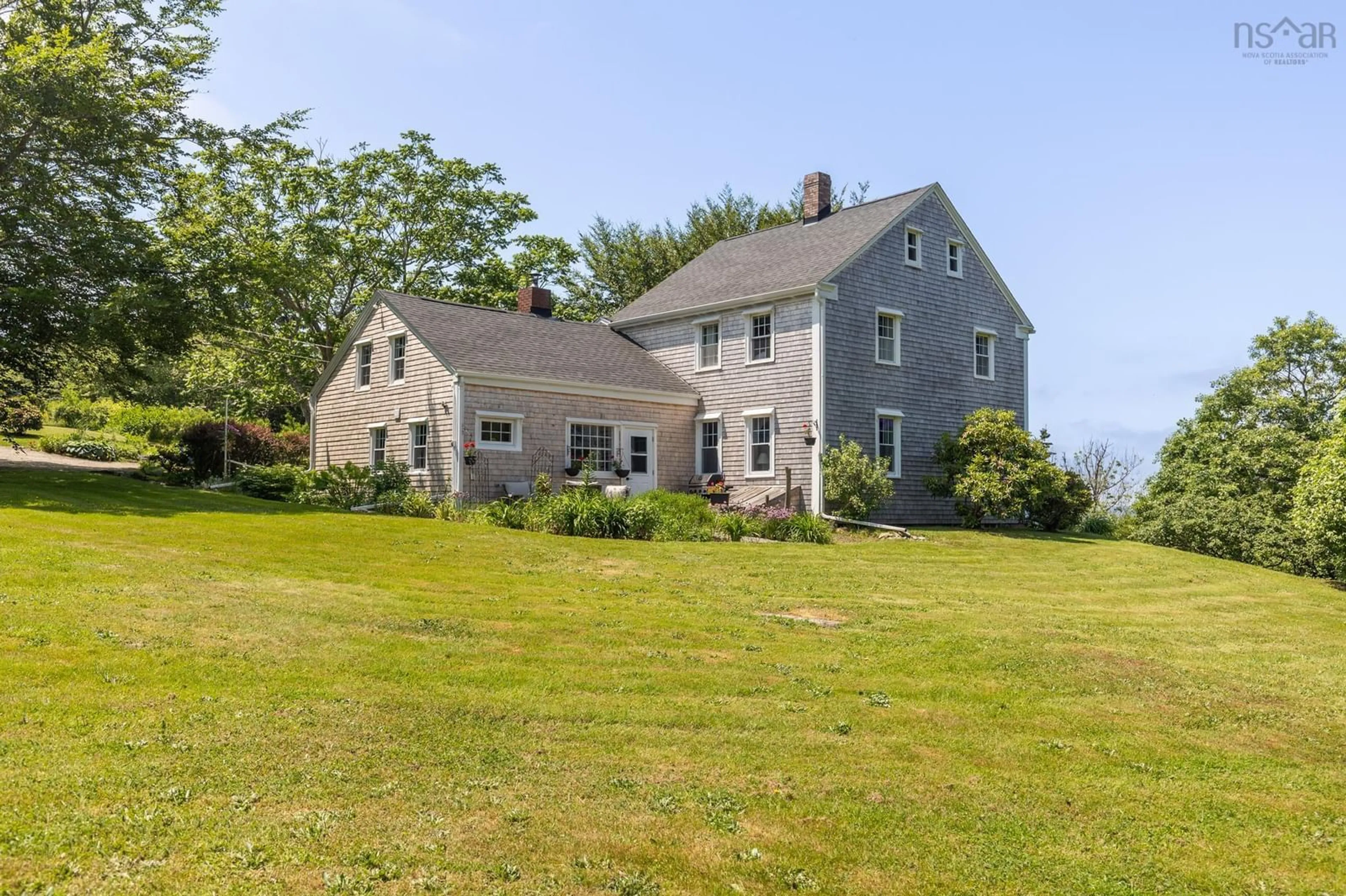 A pic from outside/outdoor area/front of a property/back of a property/a pic from drone, unknown for 61 Horatio Wood Rd, Tusket Nova Scotia B0W 3M0