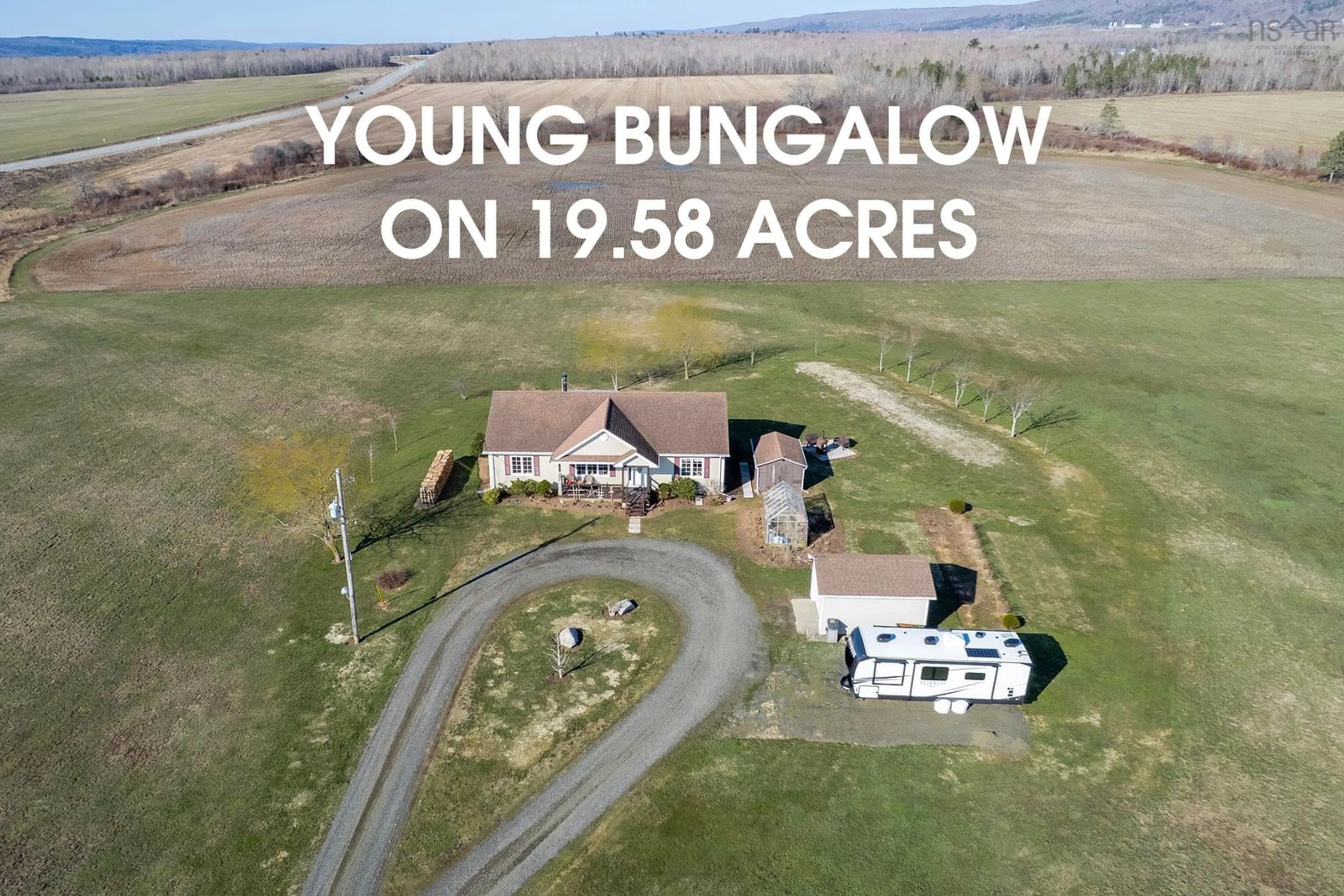 A pic from outside/outdoor area/front of a property/back of a property/a pic from drone, building for 509 Fitch Rd, Lawrencetown Nova Scotia B0S 1M0