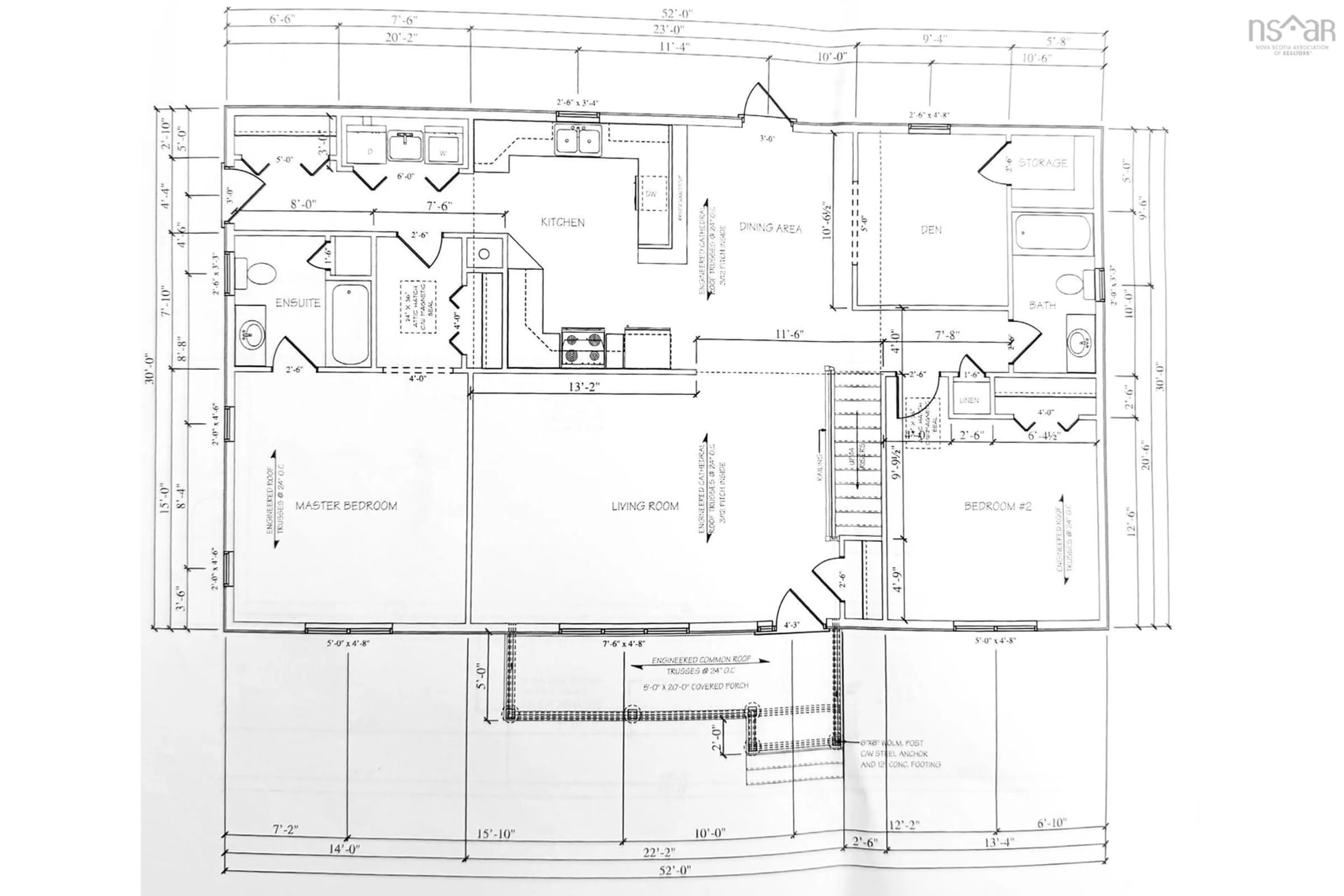 Floor plan for 509 Fitch Rd, Lawrencetown Nova Scotia B0S 1M0