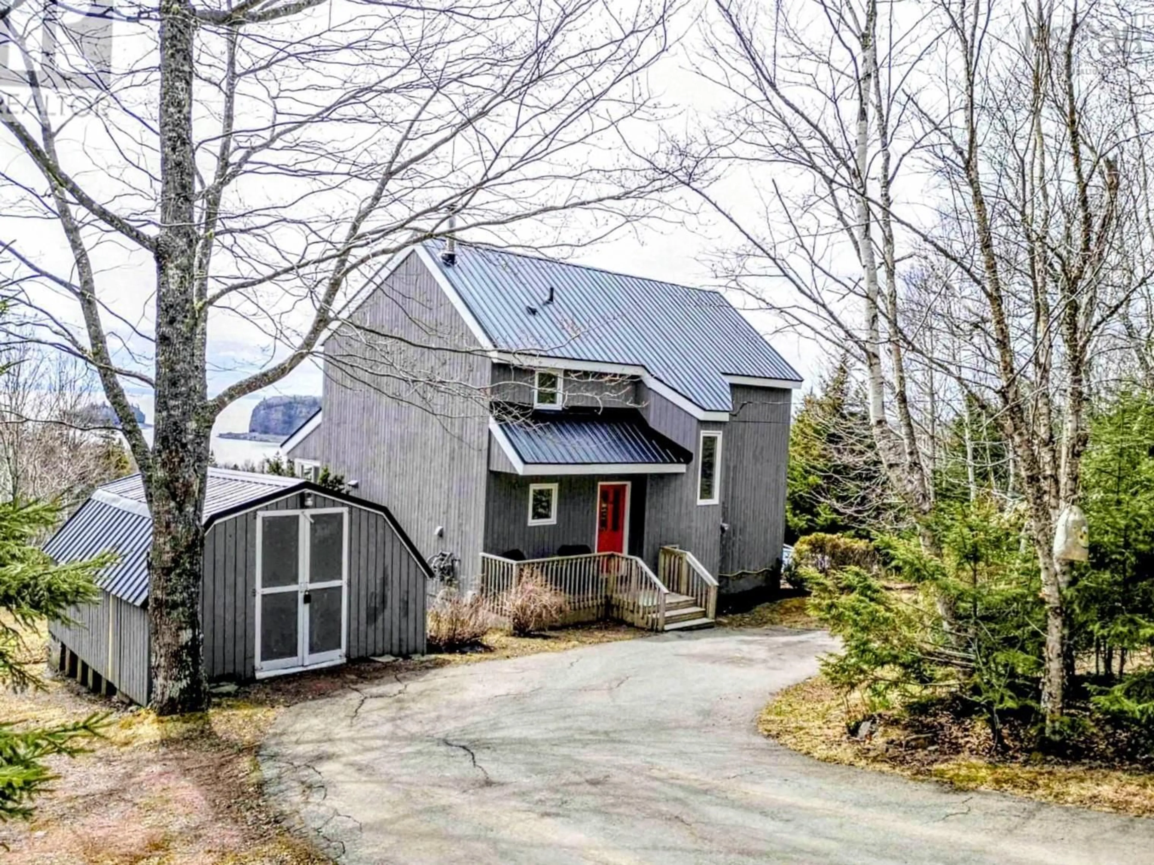A pic from outside/outdoor area/front of a property/back of a property/a pic from drone, street for 72 Spring Tide Lane, Two Islands Nova Scotia B0M 1S0