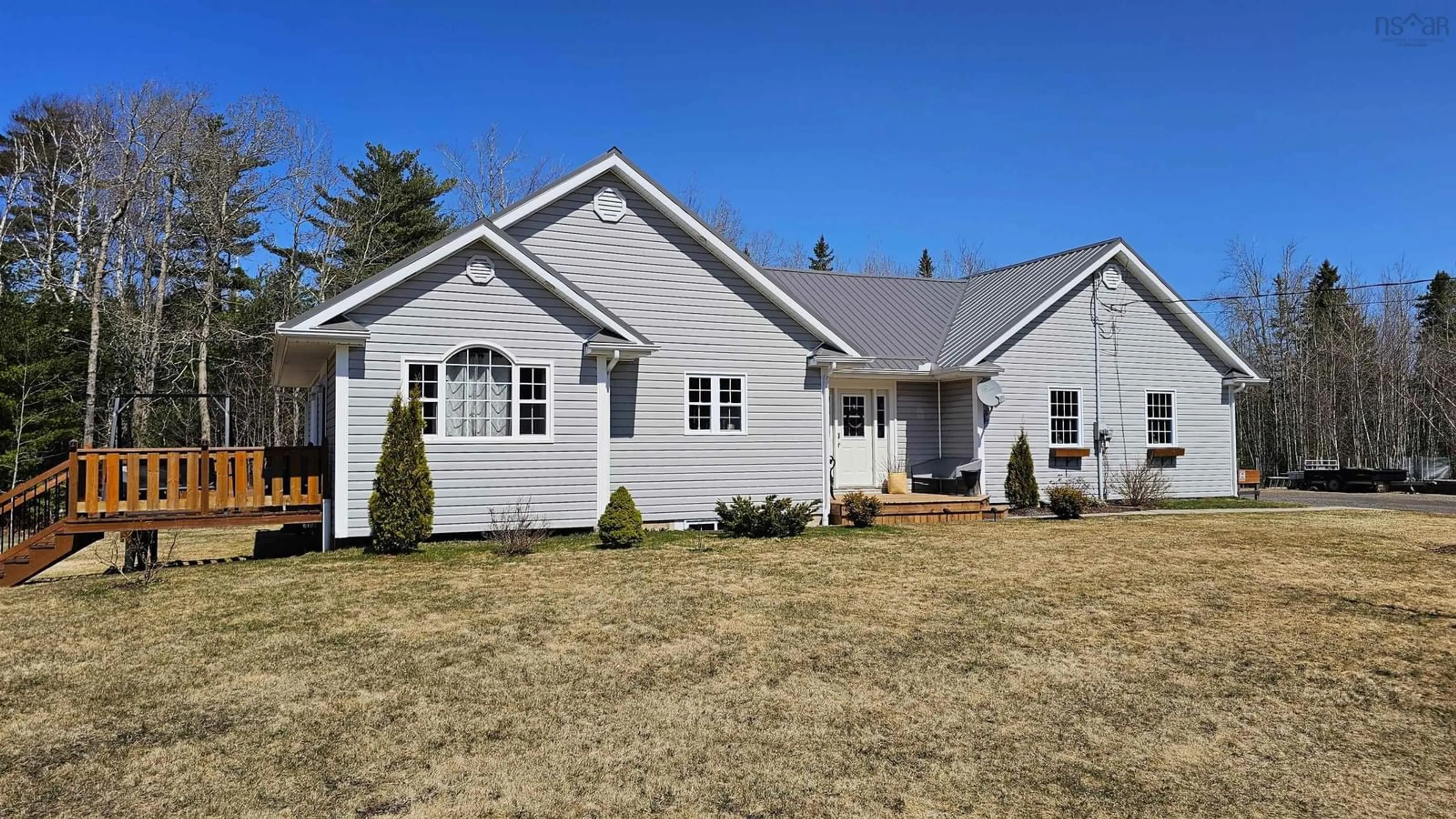 Home with vinyl exterior material, street for 763 Balmoral Rd, Central New Annan Nova Scotia B0K 1V0