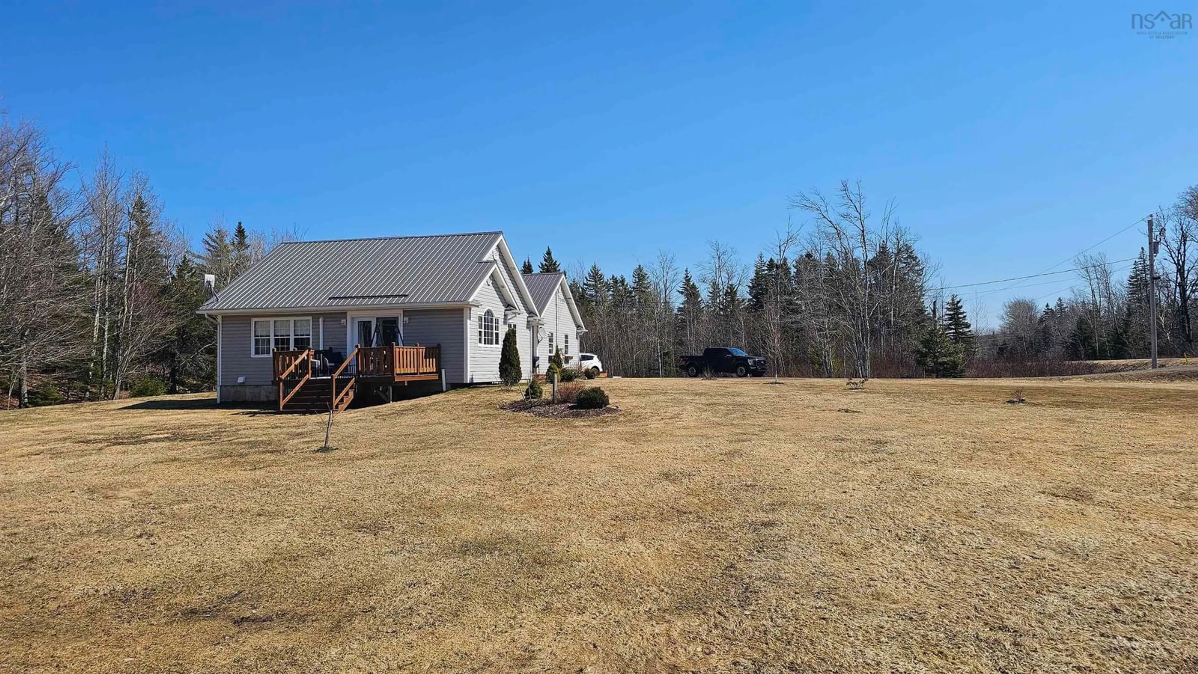 A pic from outside/outdoor area/front of a property/back of a property/a pic from drone, unknown for 763 Balmoral Rd, Central New Annan Nova Scotia B0K 1V0