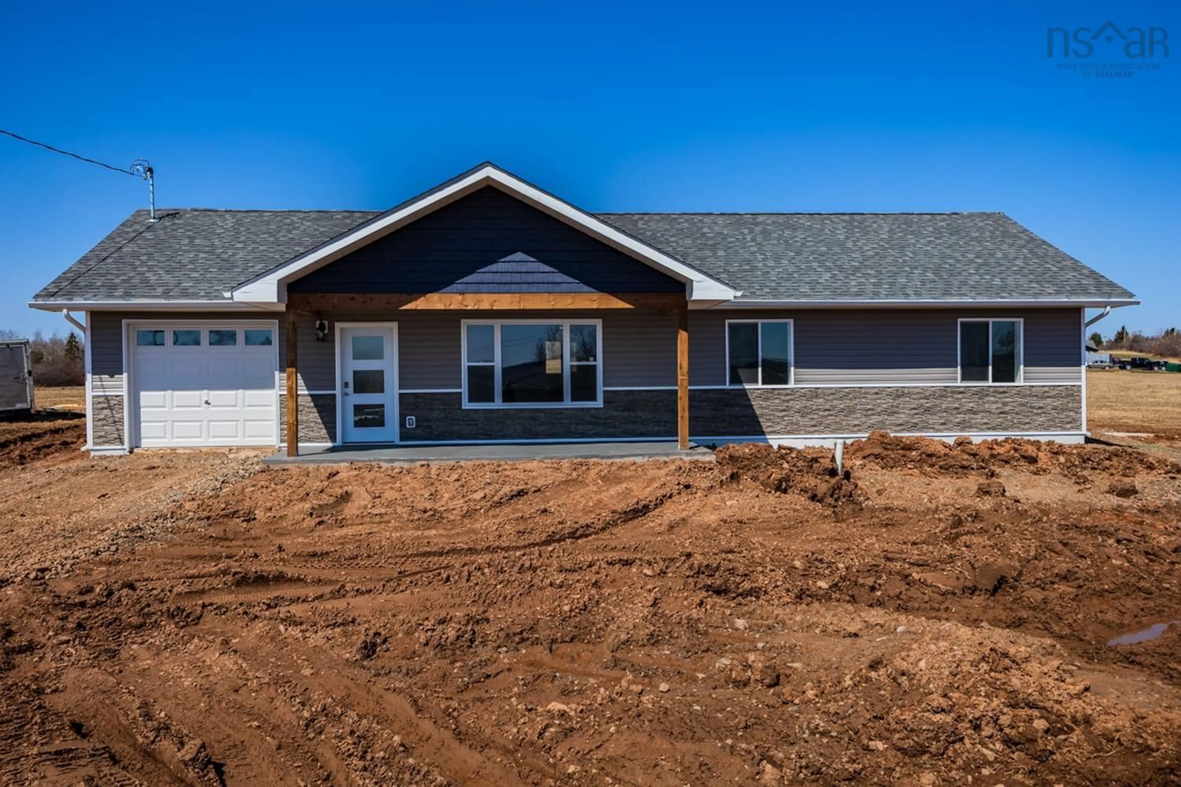 Home with vinyl exterior material, building for 77 West North River Rd, Upper Onslow Nova Scotia B6L 6Y2