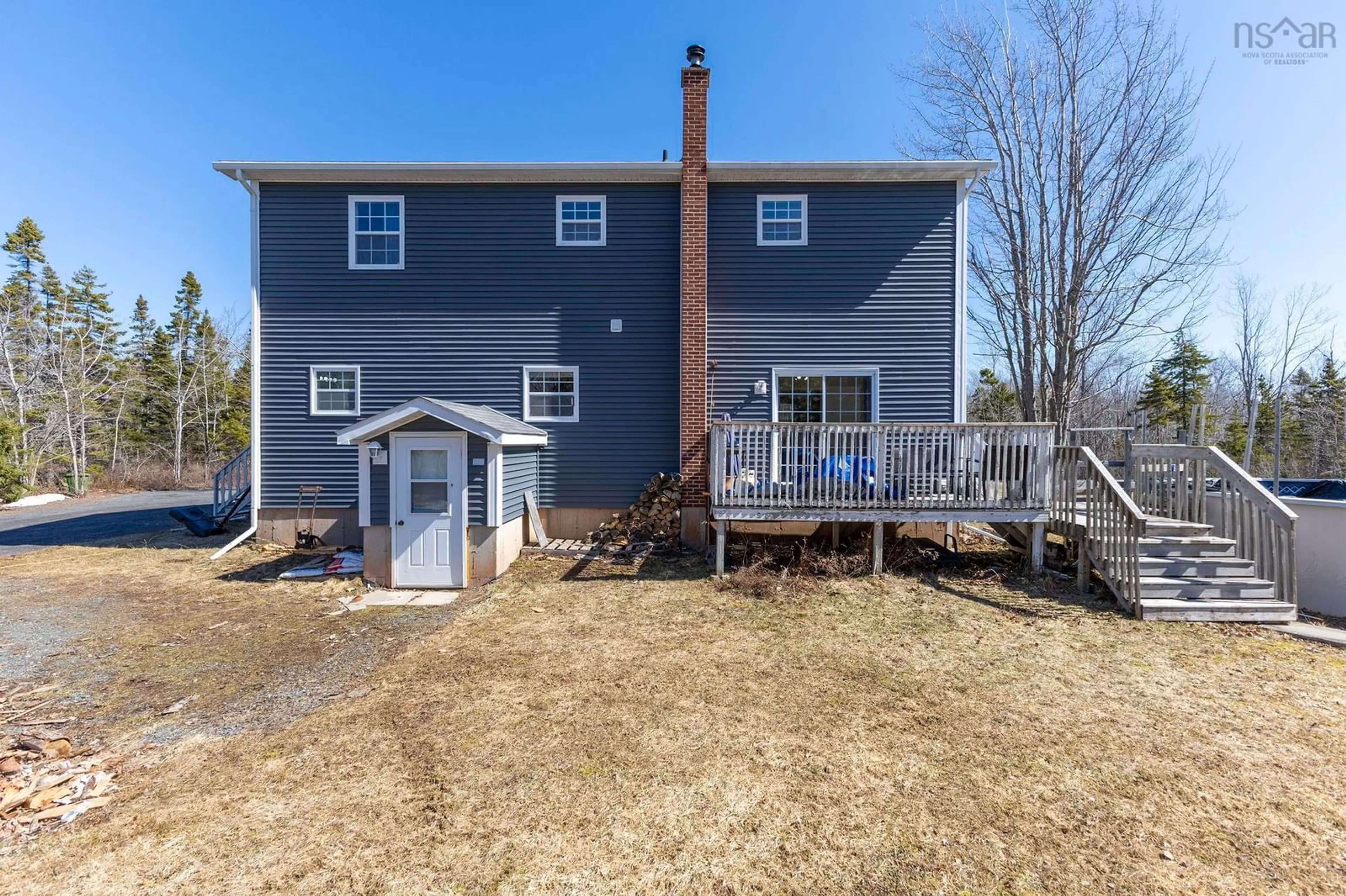 A pic from outside/outdoor area/front of a property/back of a property/a pic from drone, unknown for 47 Macdonald Dr, Chance Harbour Nova Scotia B0K 1X0