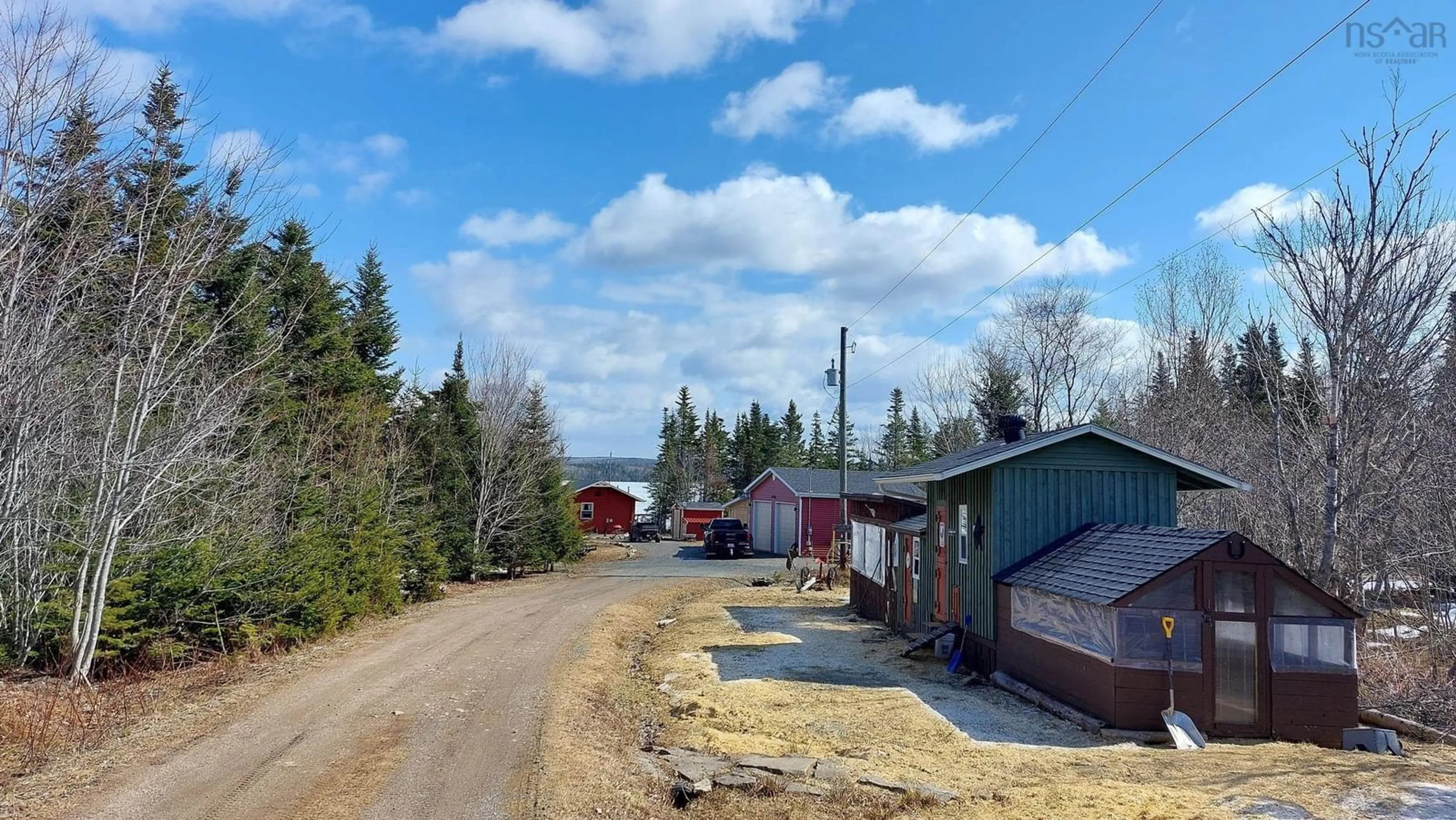 A pic from outside/outdoor area/front of a property/back of a property/a pic from drone, unknown for 60 Hummingbird Lane, Loch Lomond Nova Scotia B2E 1C4