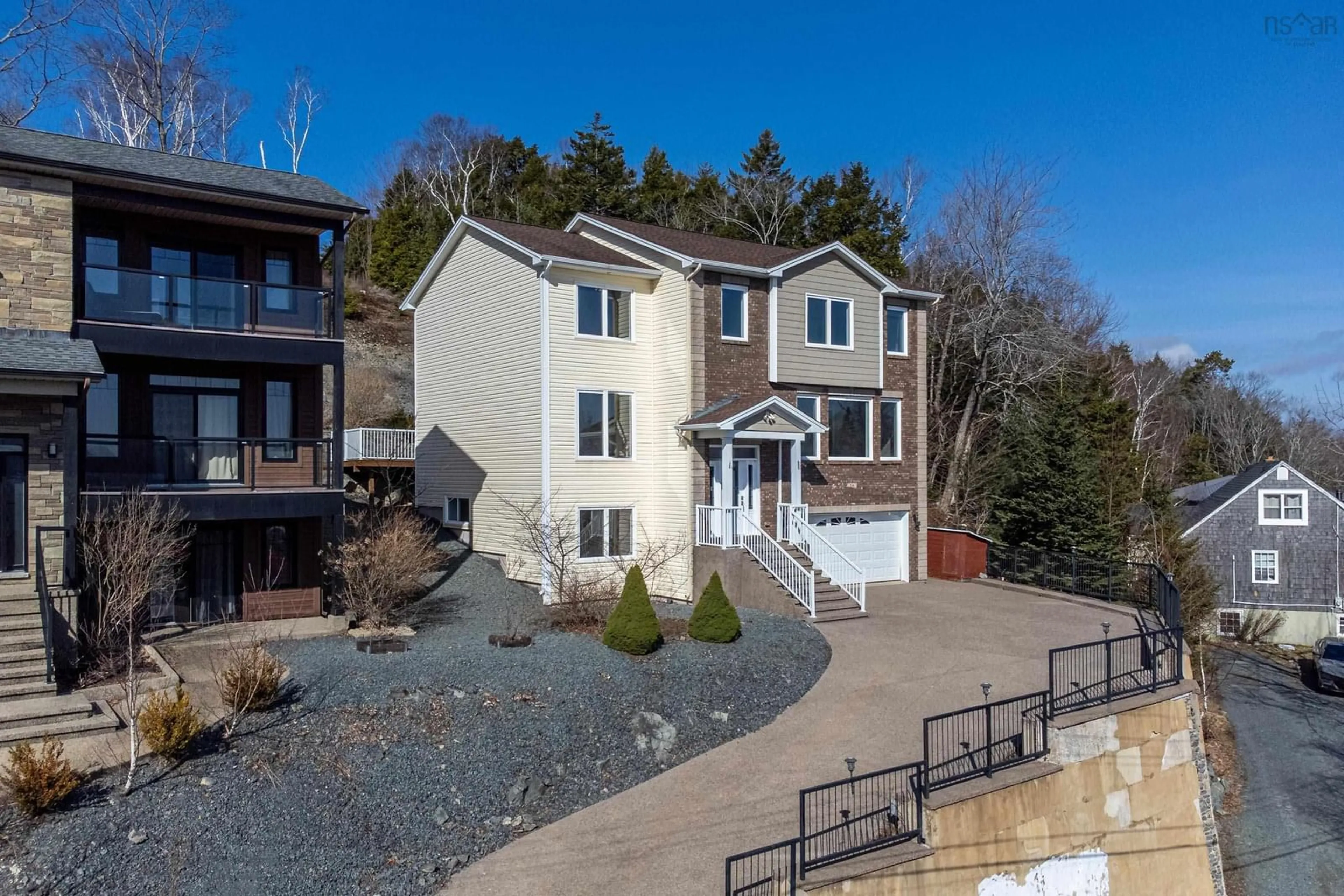 A pic from outside/outdoor area/front of a property/back of a property/a pic from drone, street for 1B Millview Ave, Bedford Nova Scotia B4A 1G6