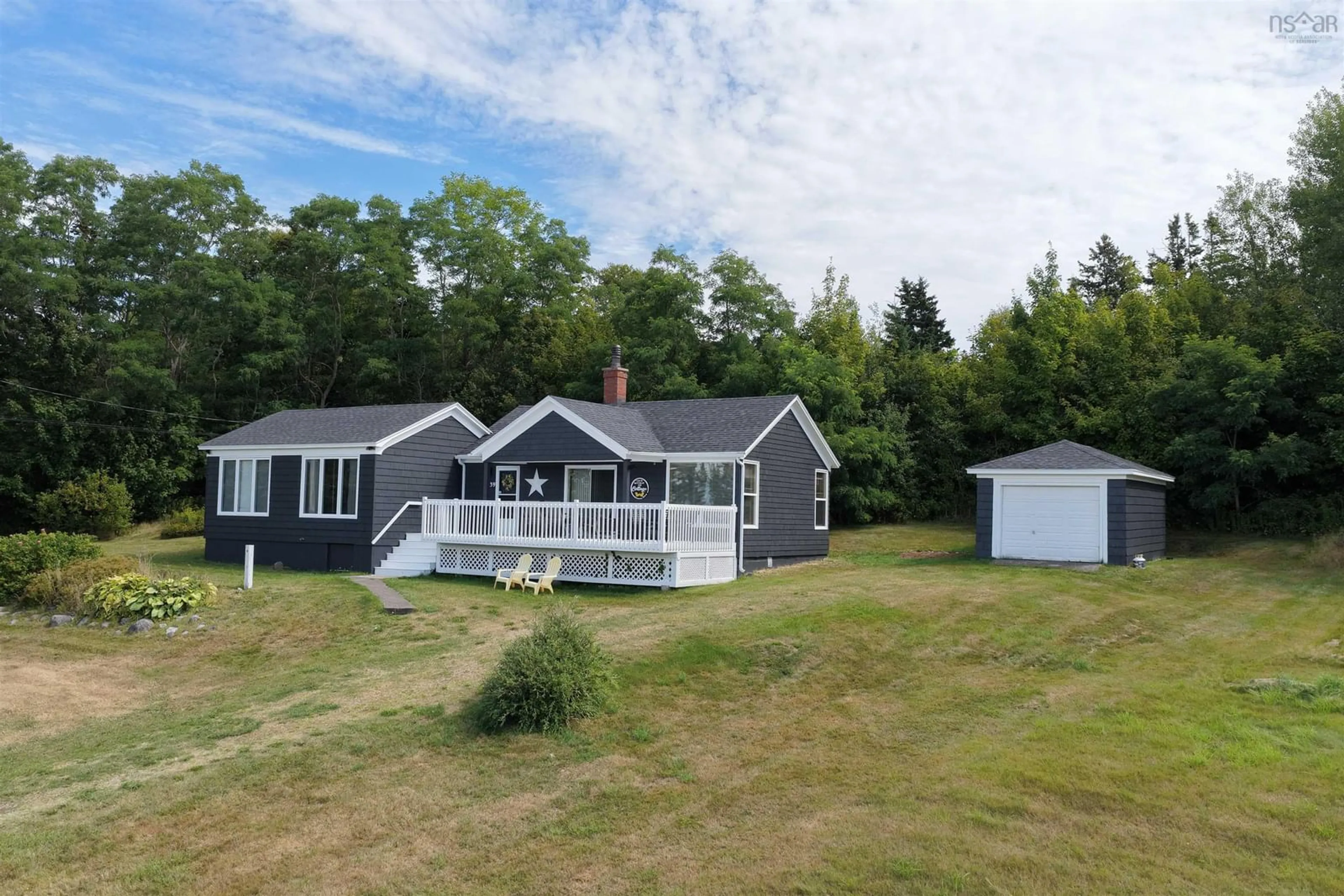 A pic from outside/outdoor area/front of a property/back of a property/a pic from drone, unknown for 939 Georges River Rd, Georges River Nova Scotia B1Y 3E2