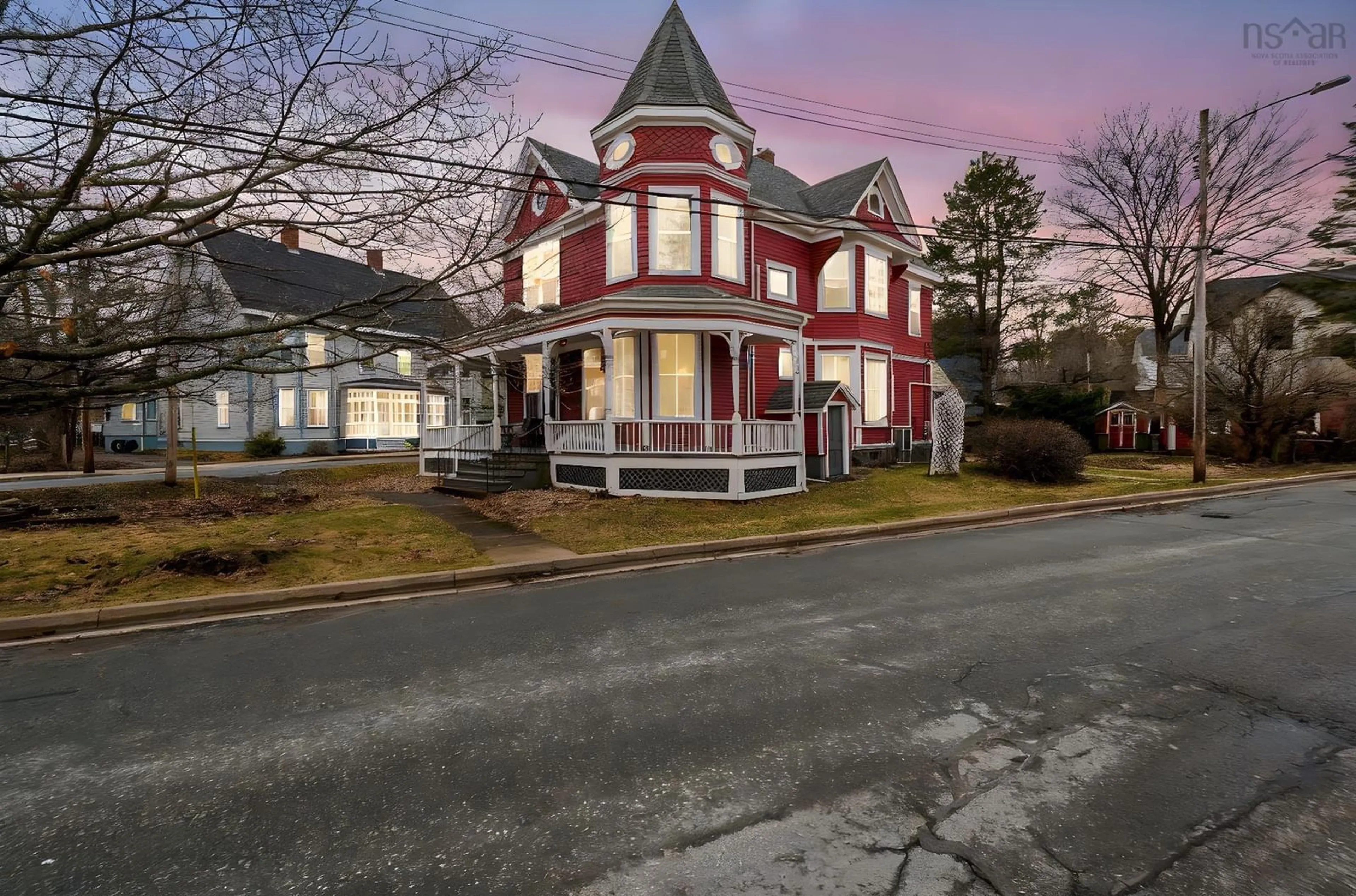A pic from outside/outdoor area/front of a property/back of a property/a pic from drone, street for 304 Clifton Ave, Windsor Nova Scotia B0N 2T0