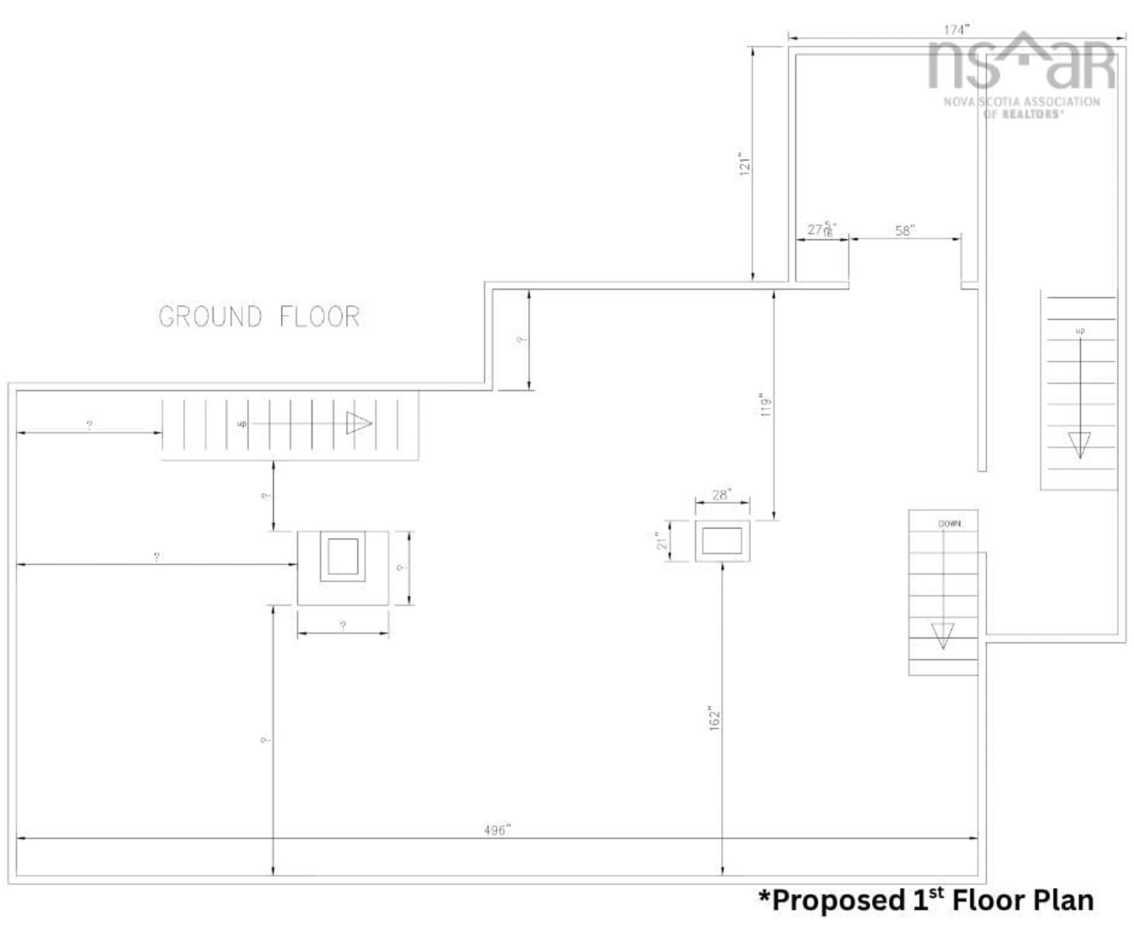 Floor plan for 9 Water St, Digby Nova Scotia B0V 1A0