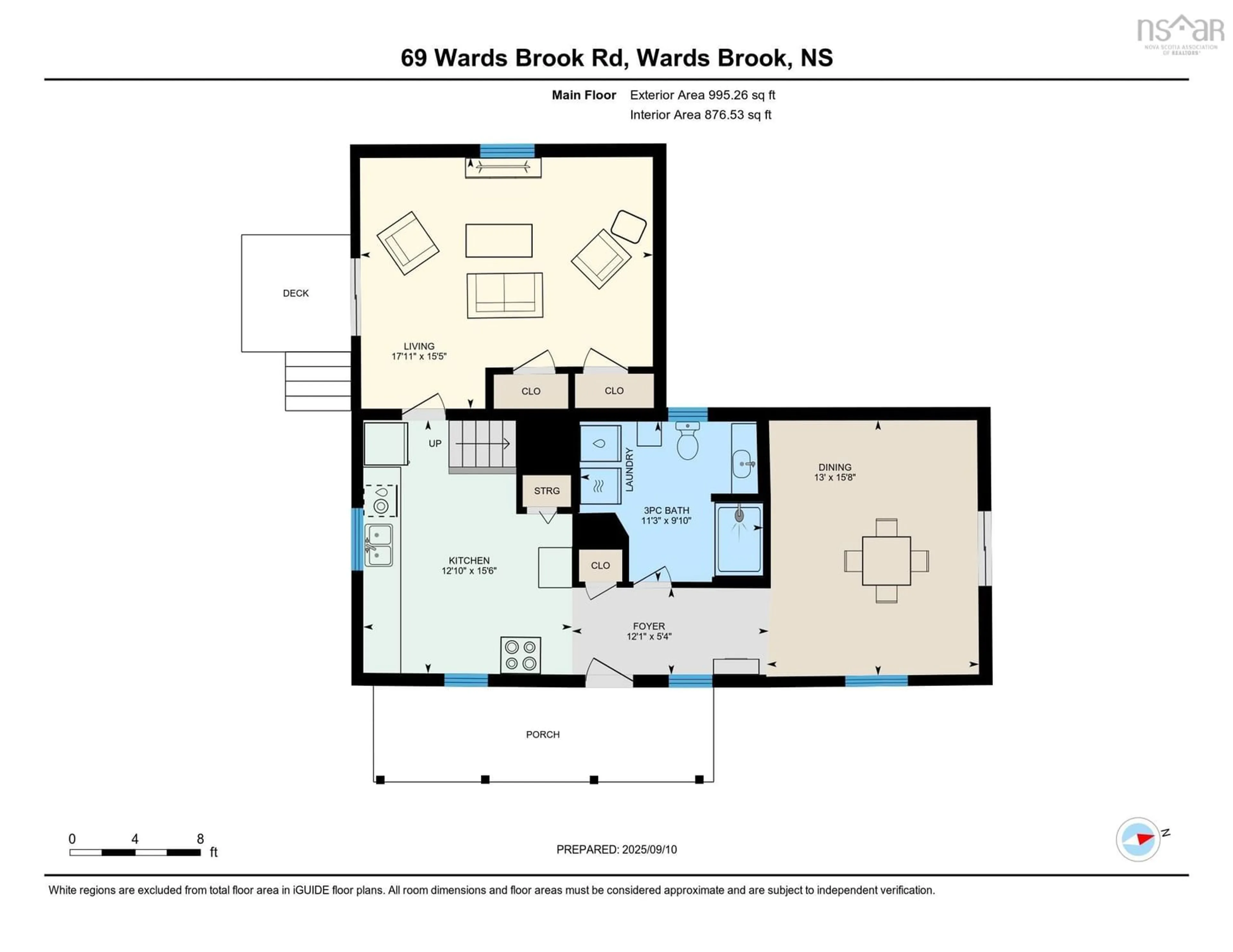 Floor plan for 69 Wards Brook Rd, Wards Brook Nova Scotia B0M 1S0