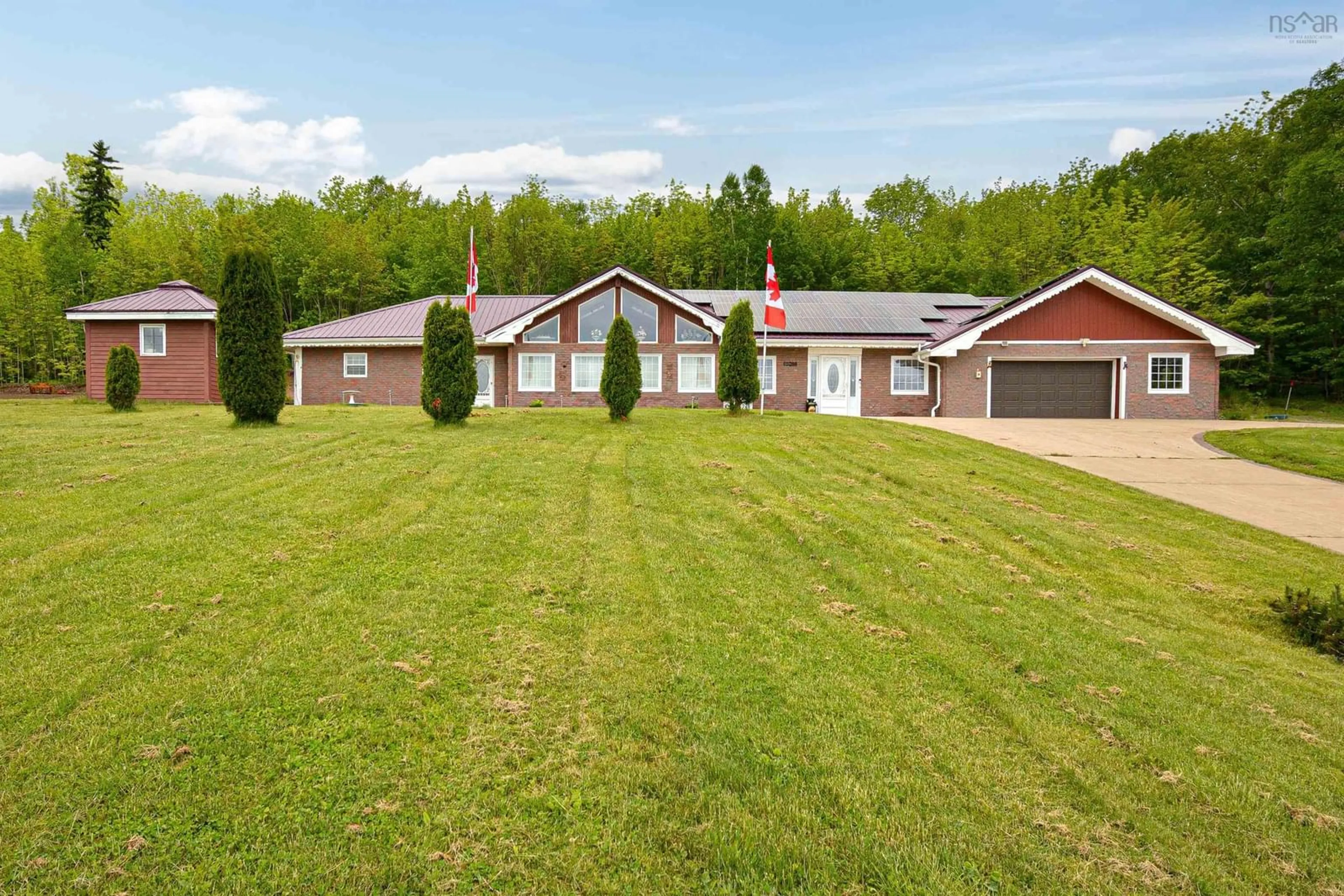 A pic from outside/outdoor area/front of a property/back of a property/a pic from drone, building for 10383 105 Hwy, Aberdeen Nova Scotia B0E 3M0
