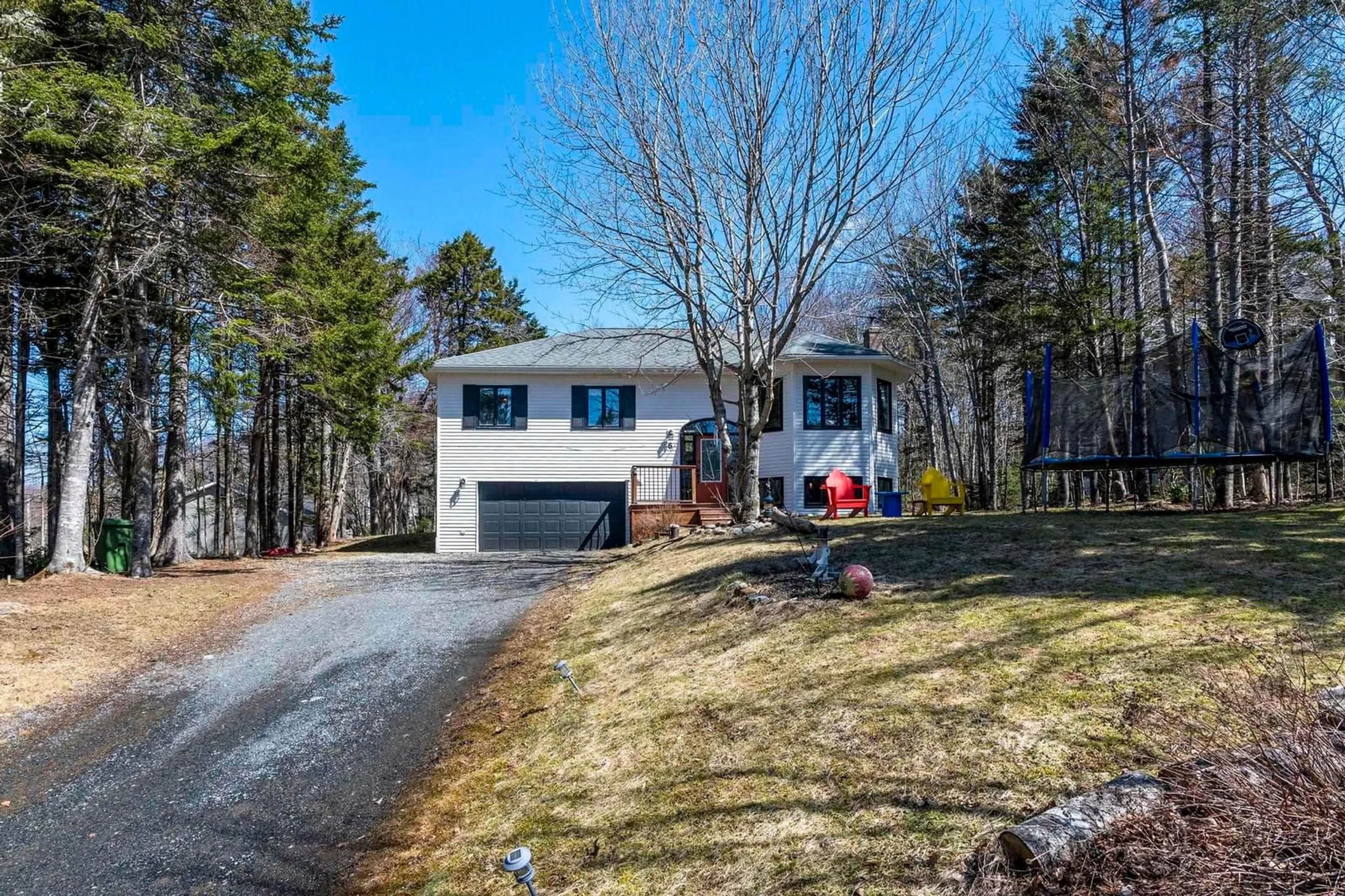A pic from outside/outdoor area/front of a property/back of a property/a pic from drone, street for 6 Evans Dr, Hammonds Plains Nova Scotia B4B 1M8