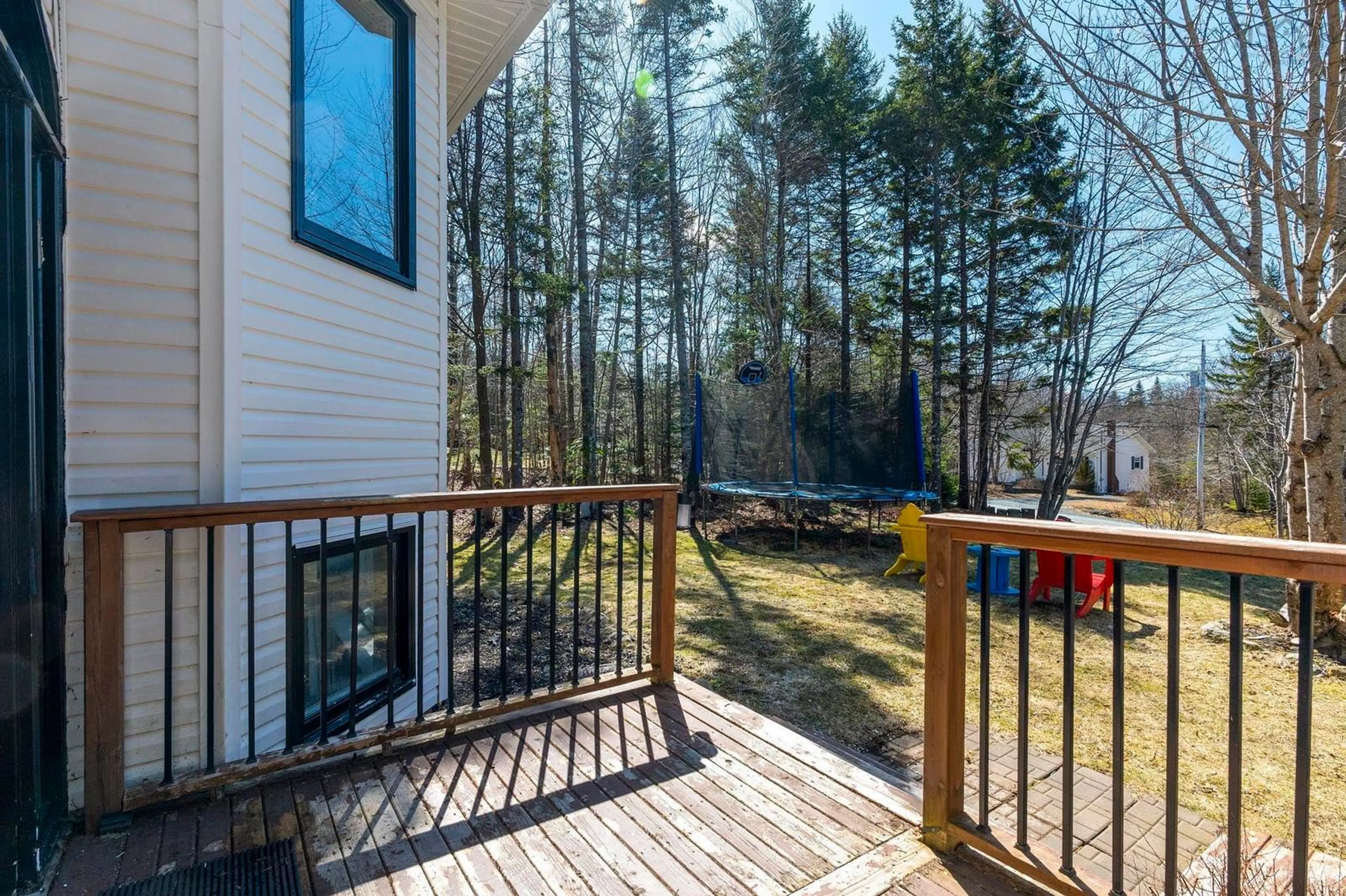 Patio, forest/trees view for 6 Evans Dr, Hammonds Plains Nova Scotia B4B 1M8