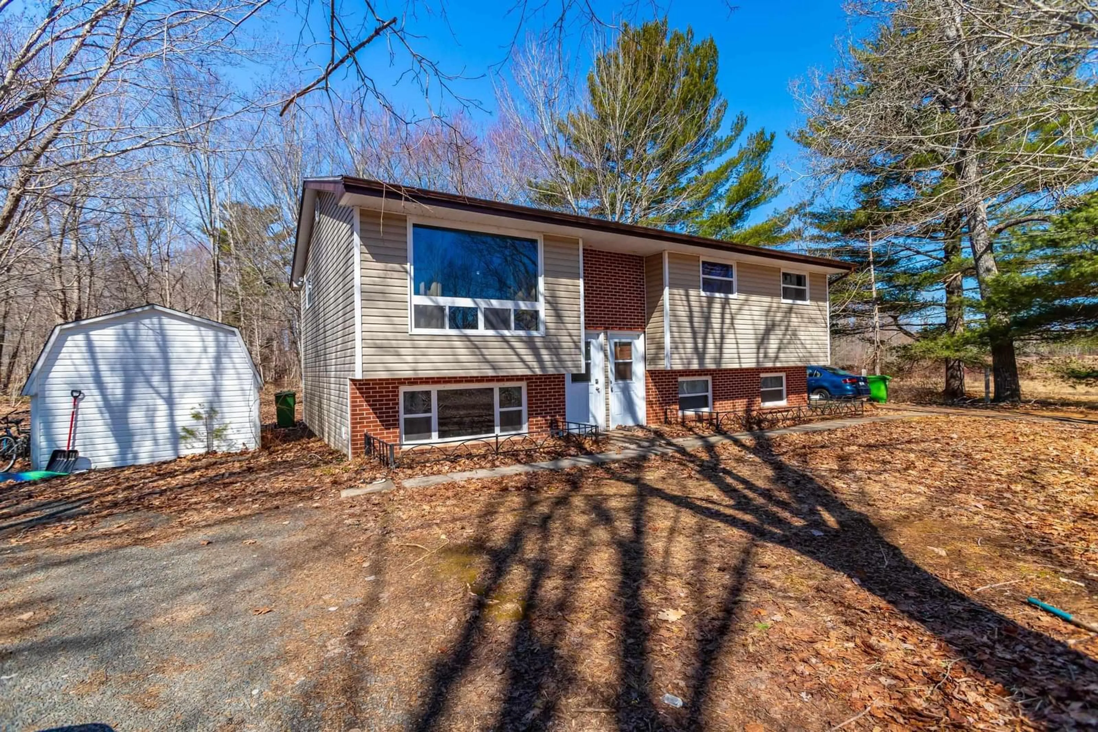 Home with vinyl exterior material, street for 1663 South Bishop Rd, Coldbrook Nova Scotia B4R 1B6