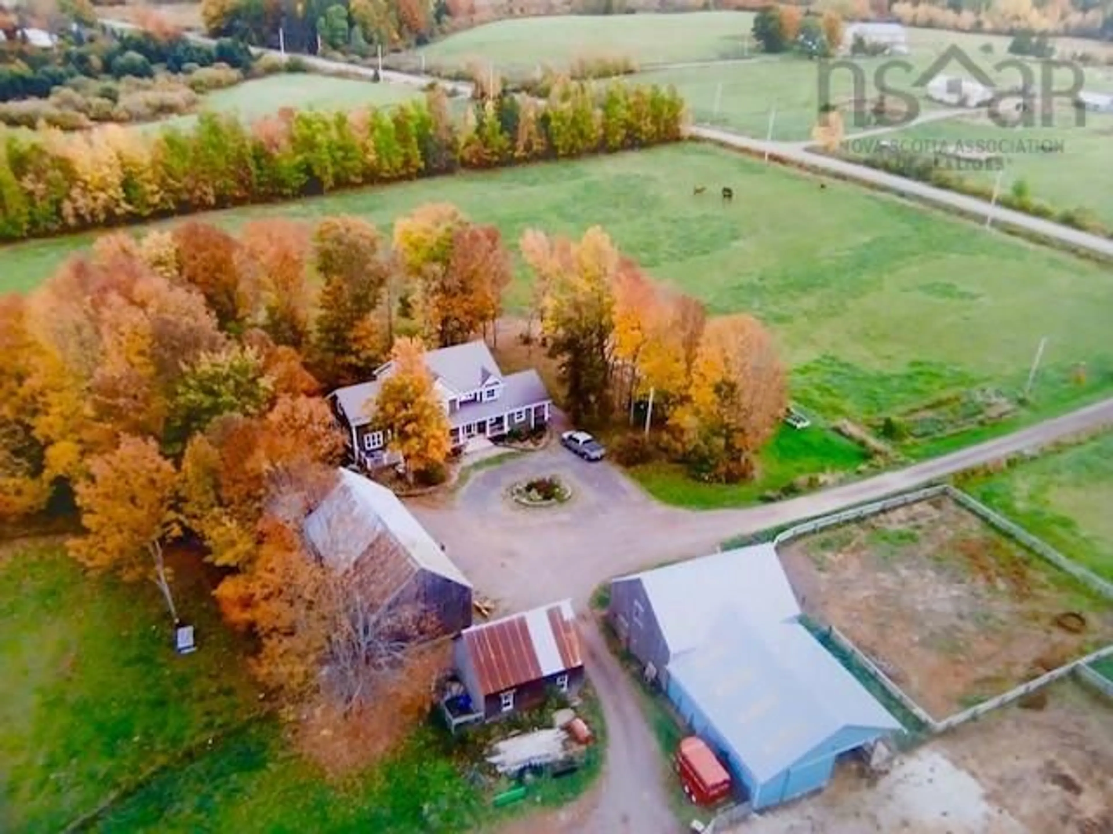 A pic from outside/outdoor area/front of a property/back of a property/a pic from drone, unknown for 1143 Upper River John Rd, Middleton Nova Scotia B0K 1V0