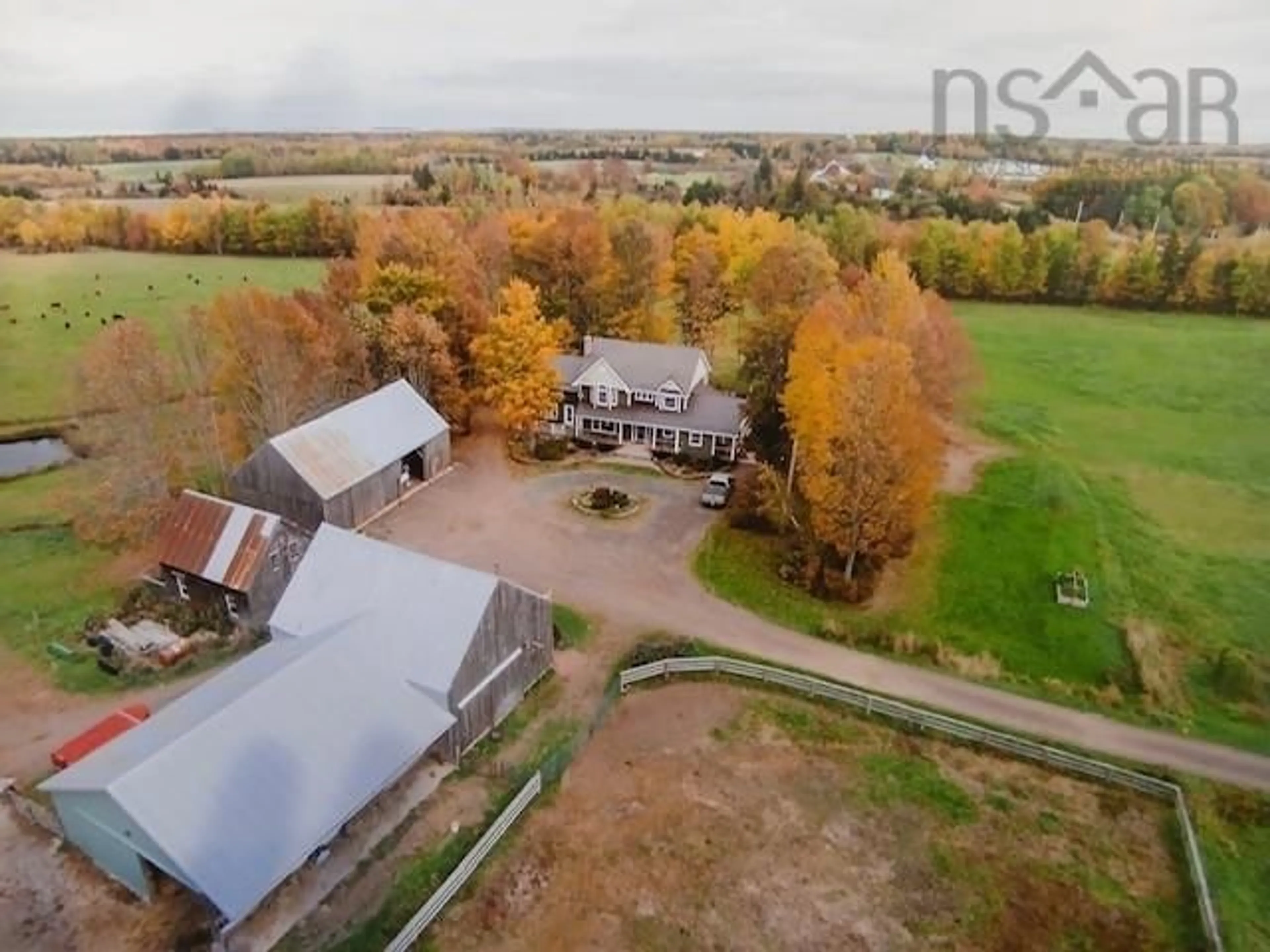 A pic from outside/outdoor area/front of a property/back of a property/a pic from drone, unknown for 1143 Upper River John Rd, Middleton Nova Scotia B0K 1V0