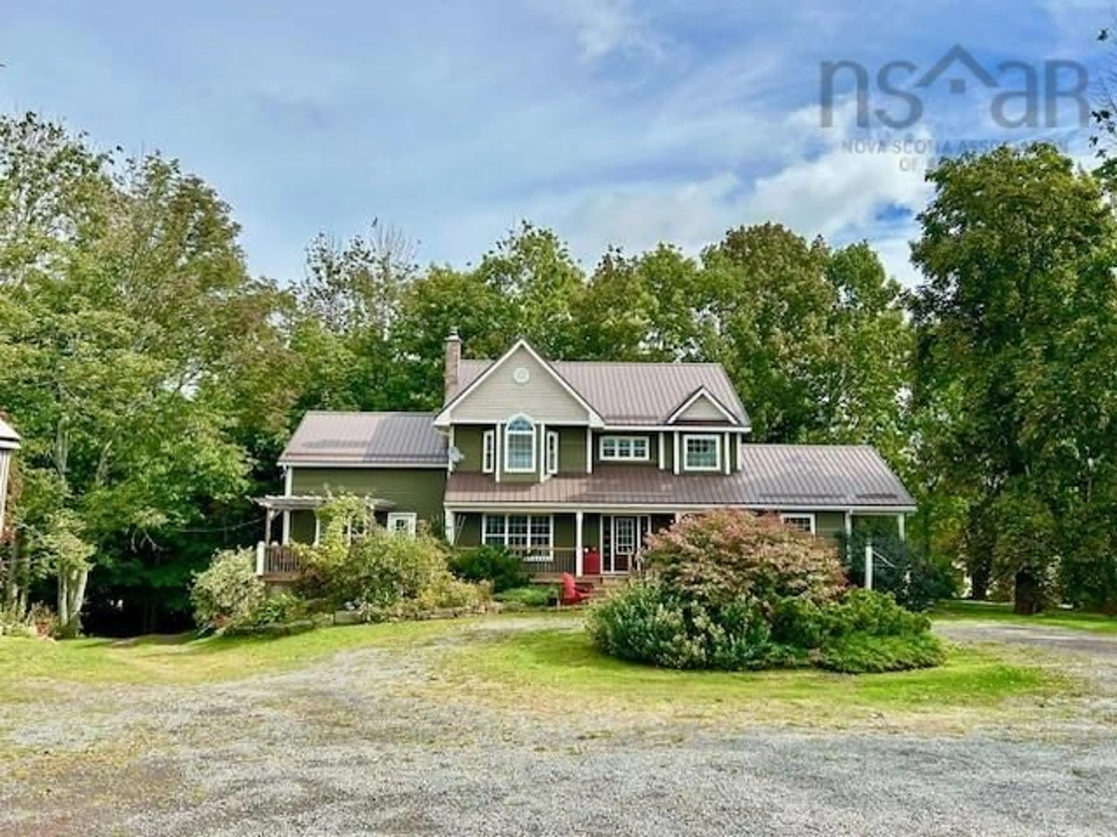 A pic from outside/outdoor area/front of a property/back of a property/a pic from drone, street for 1143 Upper River John Rd, Middleton Nova Scotia B0K 1V0