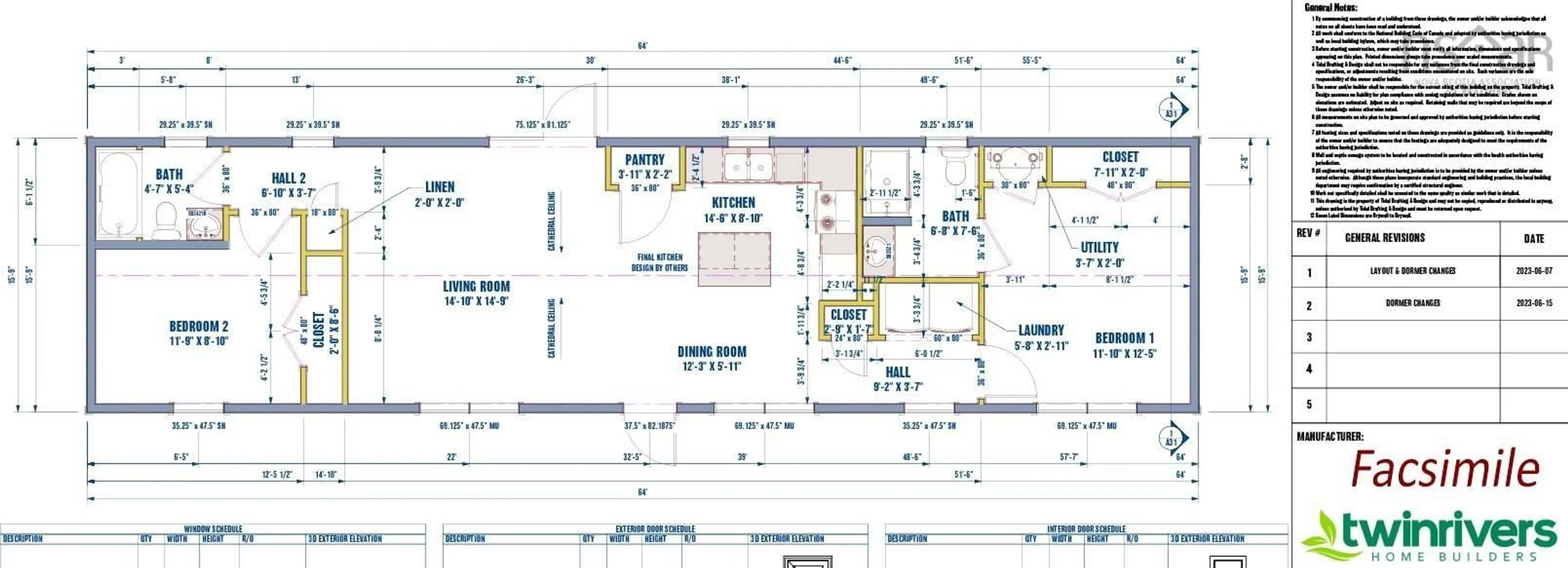 Floor plan for 20 Wild Chance Dr, Bible Hill Nova Scotia B2N 2W8