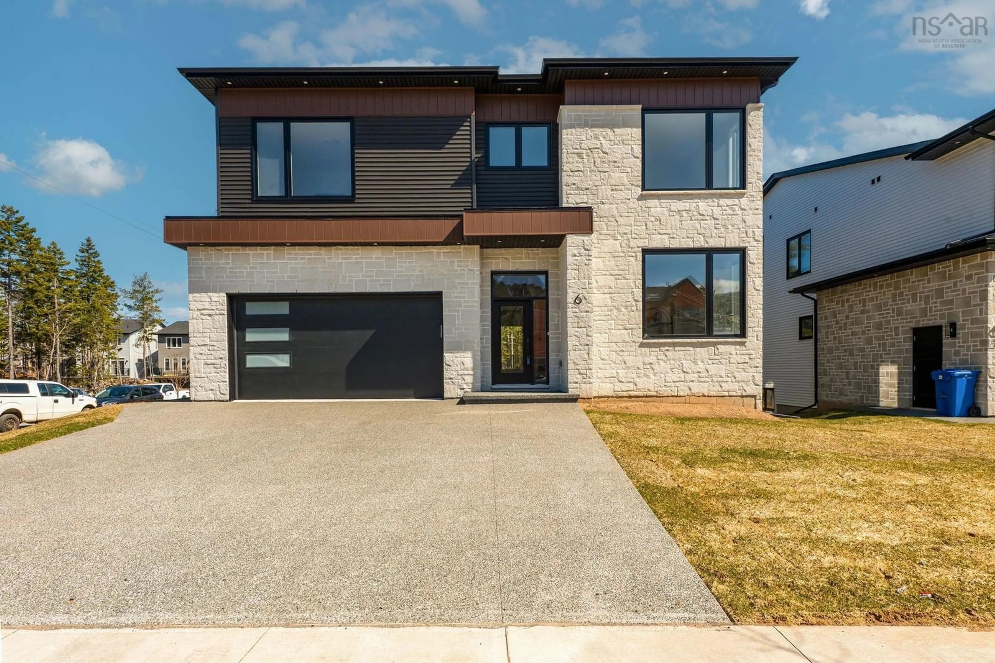 Home with brick exterior material, street for 6 Glissade Crt, Bedford Nova Scotia B4B 2K5